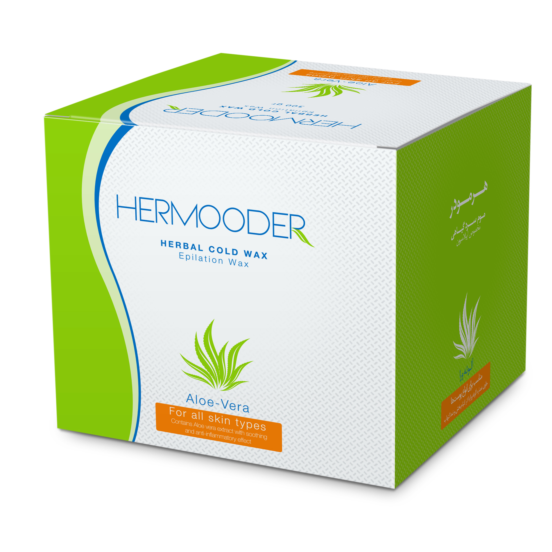 موم سرد مدل aloevera کد 1 وزن 330 گرم