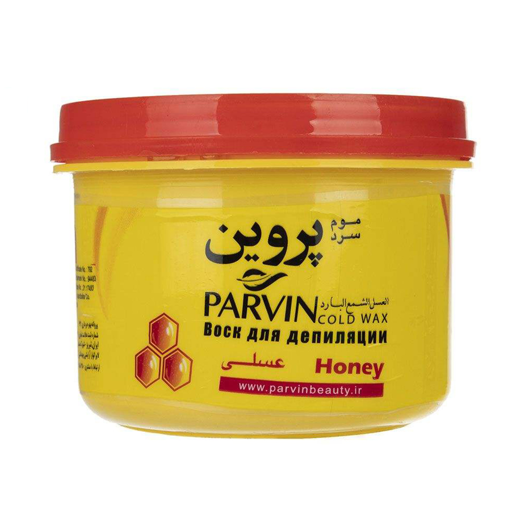 موم سرد پروین مدل honey وزن 700 گرم