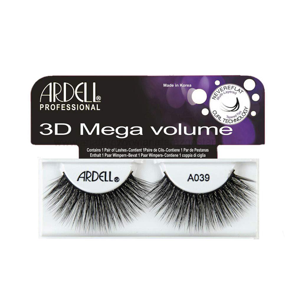 مژه مصنوعی آردل مدل 3d mega شماره a039