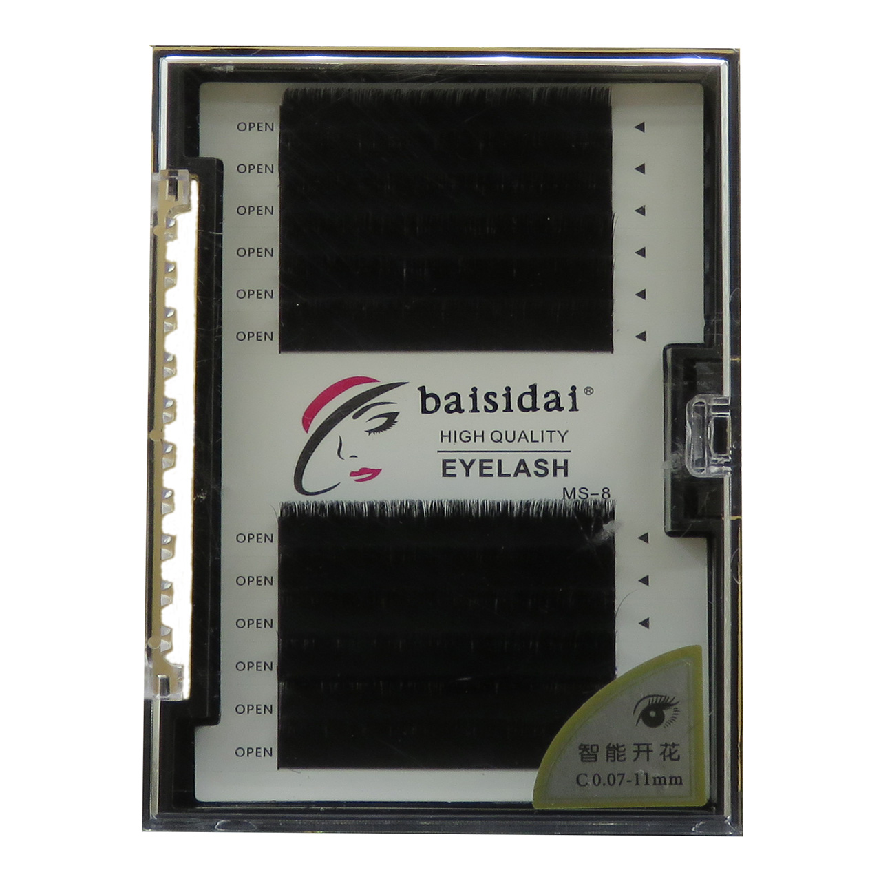 مژه مصنوعی بایسیدای مدل volume lashes c کد 11