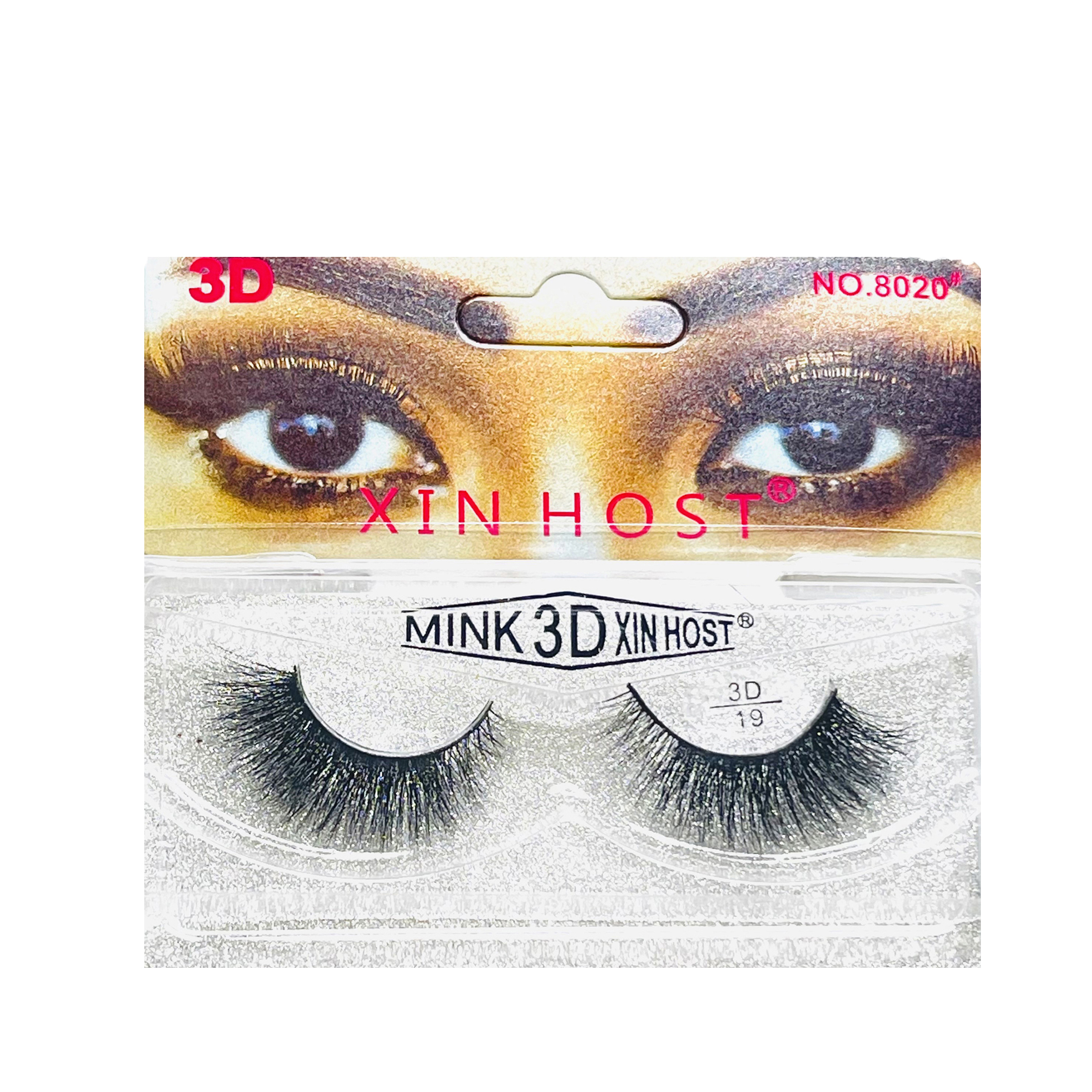مژه مصنوعی ژین هاست مدل mink 3d 19 مجموعه 40 عددی