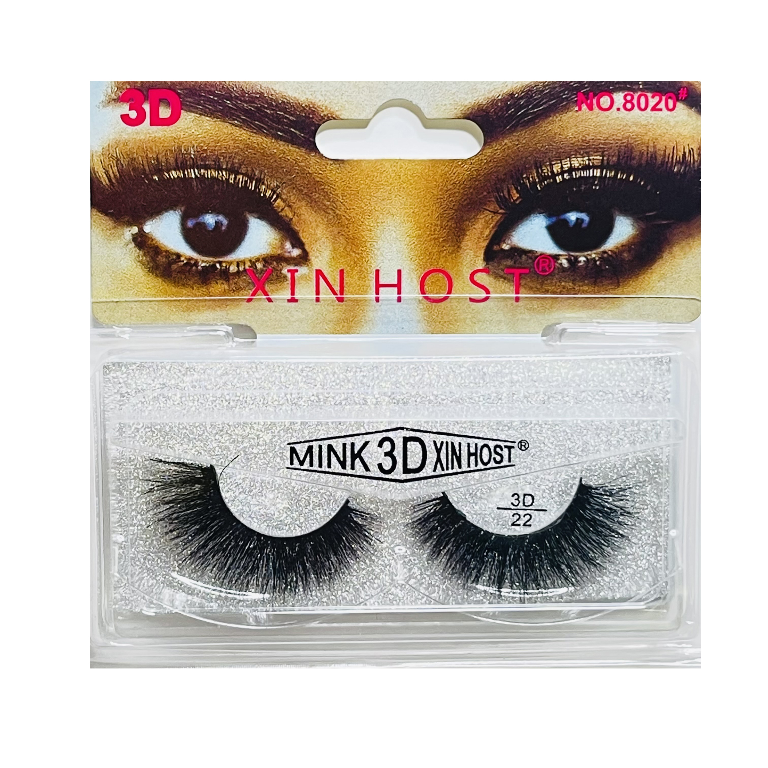 مژه مصنوعی ژین هاست مدل mink 3d 22 مجموعه 40 عددی