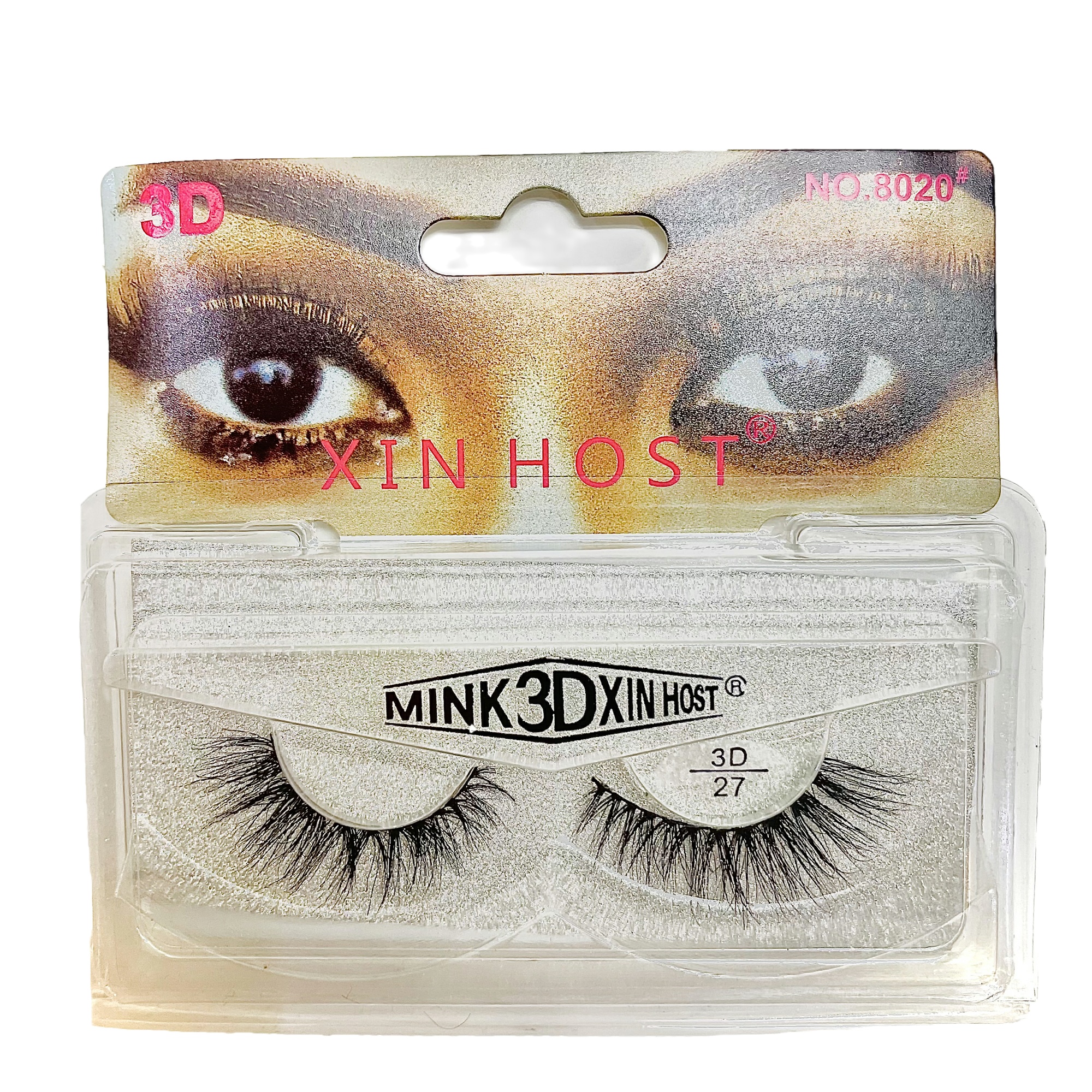 مژه مصنوعی ژین هاست مدل mink 3d 27 بسته 40 عددی
