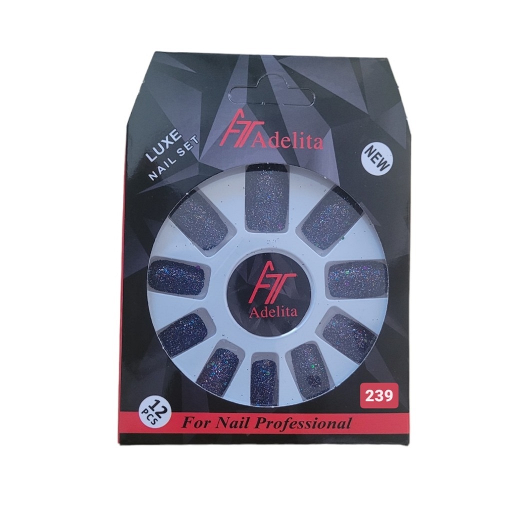 ناخن مصنوعی آدلیتا مدل g 239 بسته 12 عددی