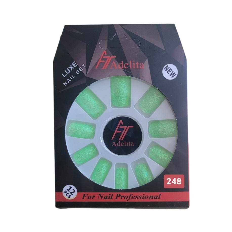ناخن مصنوعی آدلیتا مدل g 248 بسته 12 عددی