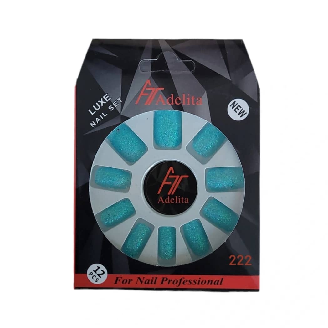 ناخن مصنوعی آدلیتا مدل sh g 222 بسته 12 عددی