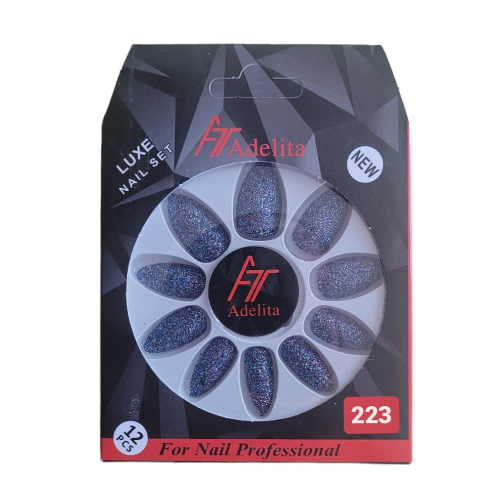 ناخن مصنوعی آدلیتا مدل t 223 بسته 12 عددی