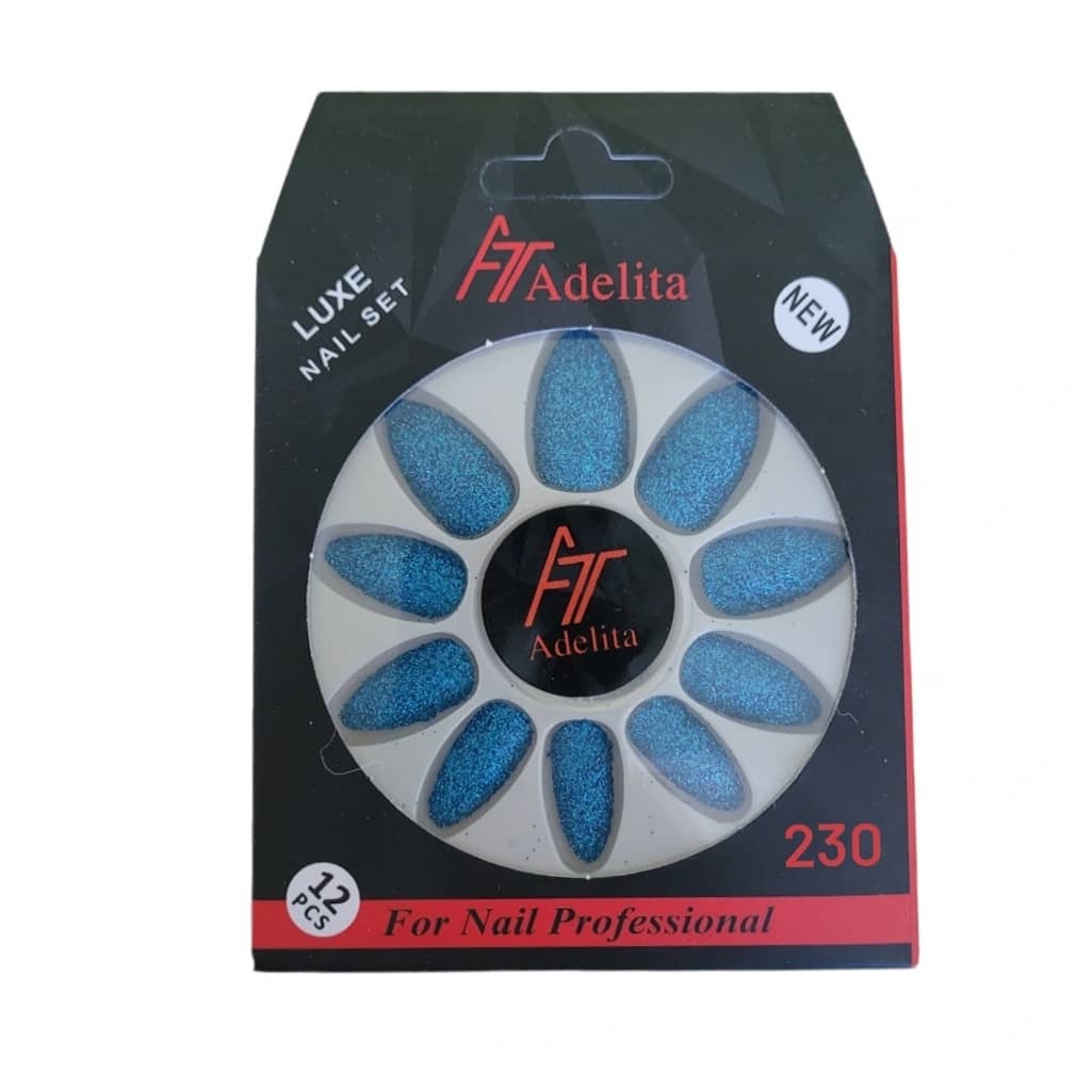 ناخن مصنوعی آدلیتا مدل t 230 بسته 12 عددی