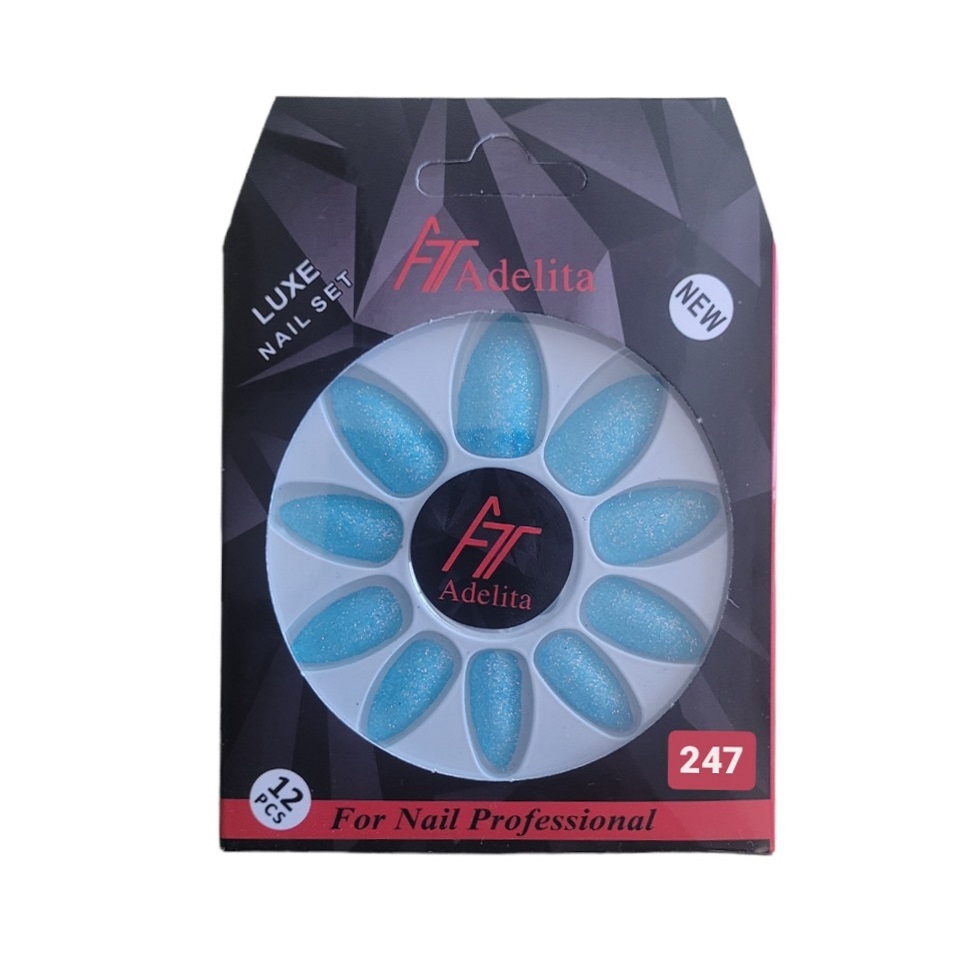 ناخن مصنوعی آدلیتا مدل t 247 بسته 12 عددی