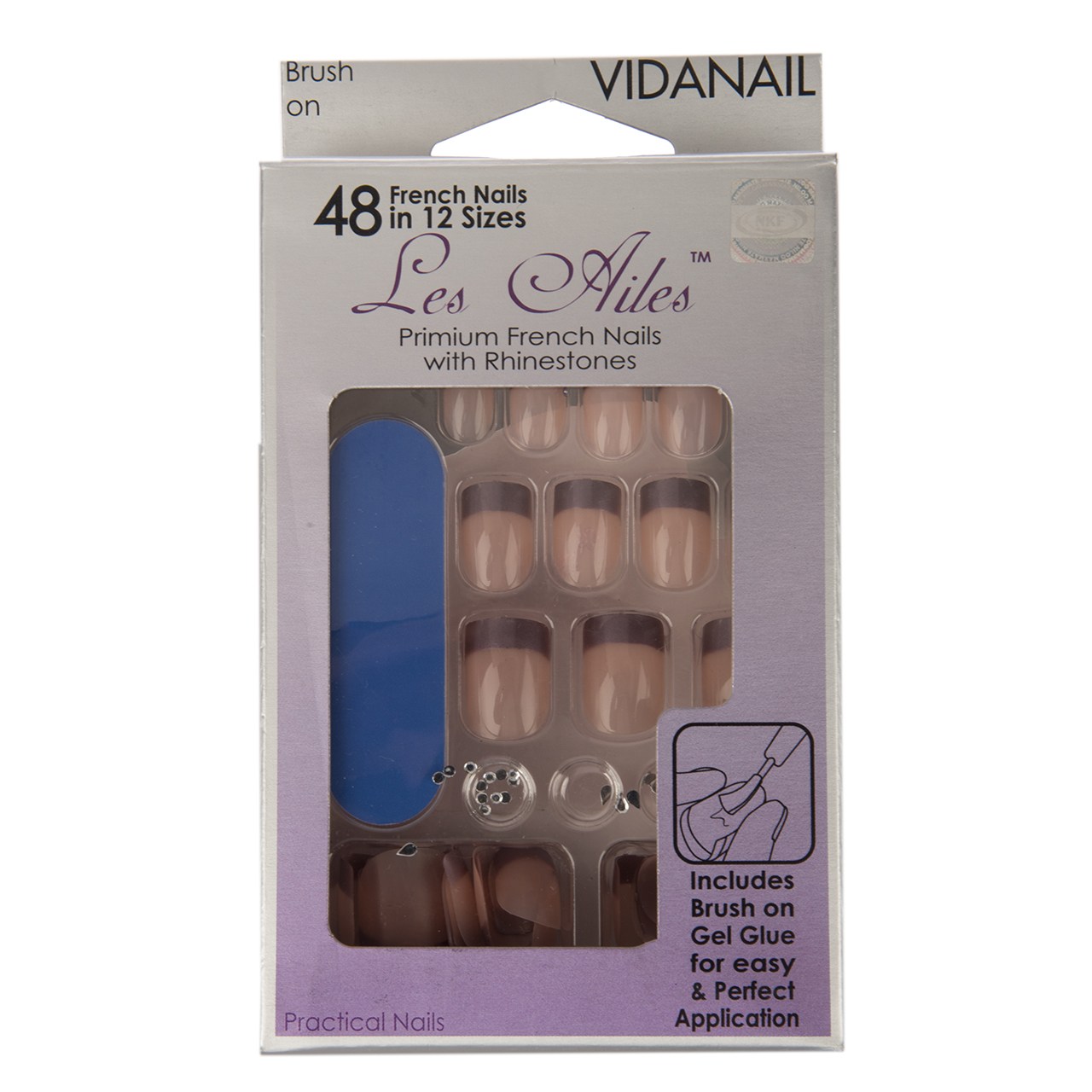 ناخن مصنوعی تریتون سری les ailes مدل nail 1514 cf6