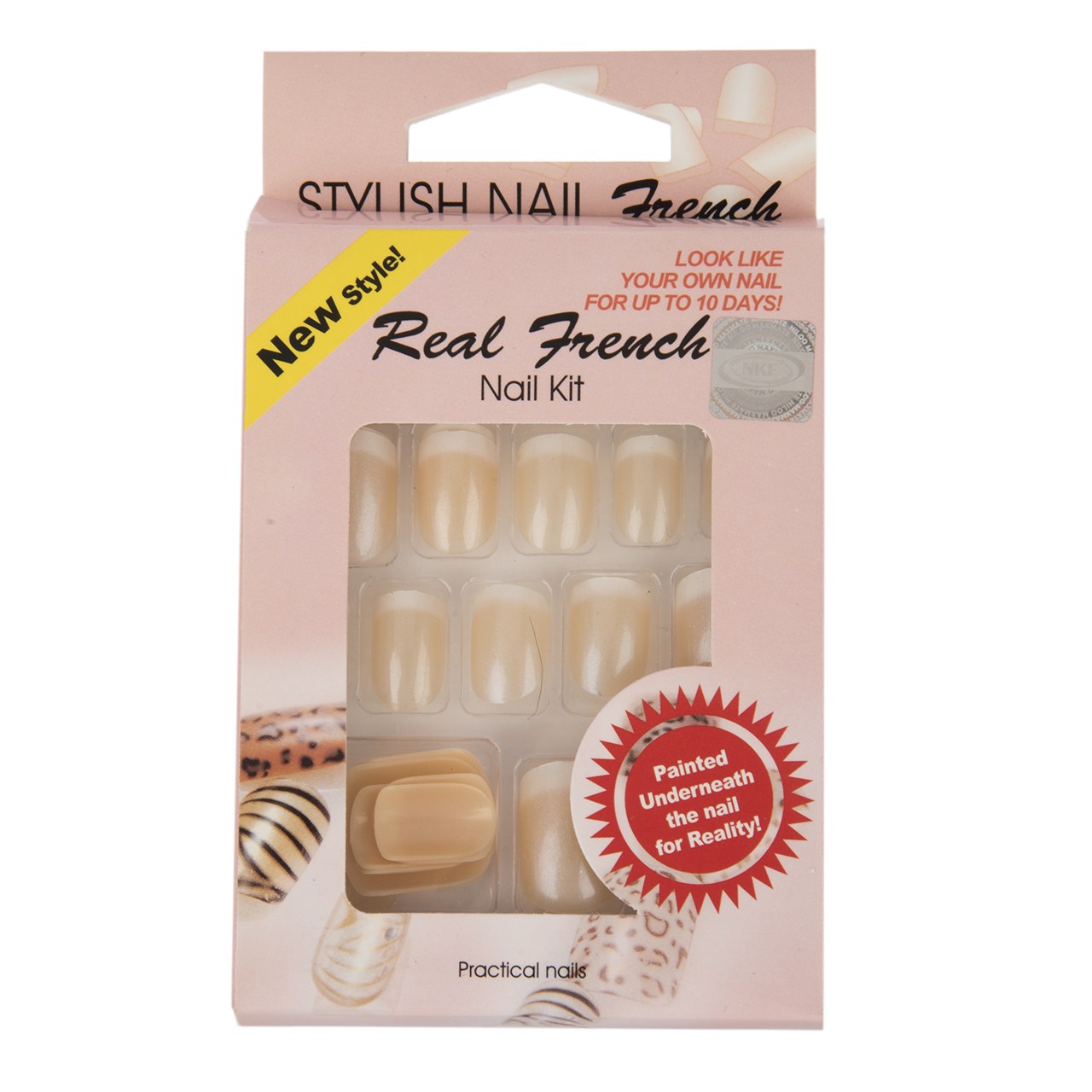 ناخن مصنوعی تریتون سری real french مدل ndn 1518 5529