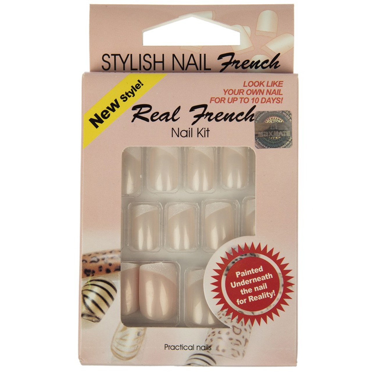 ناخن مصنوعی تریتون سری real french مدل ndn 1518 5577