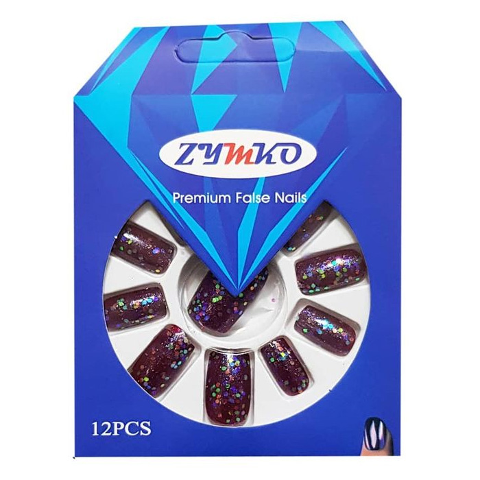 ناخن مصنوعی زیمکو کد 1833 بسته 12 عددی