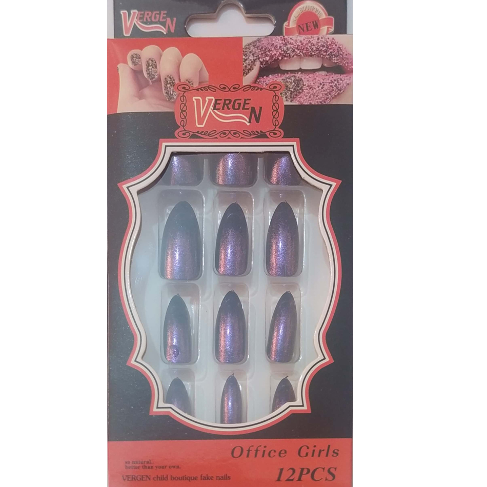 ناخن مصنوعی ورژن کد h615 بسته 12 عددی