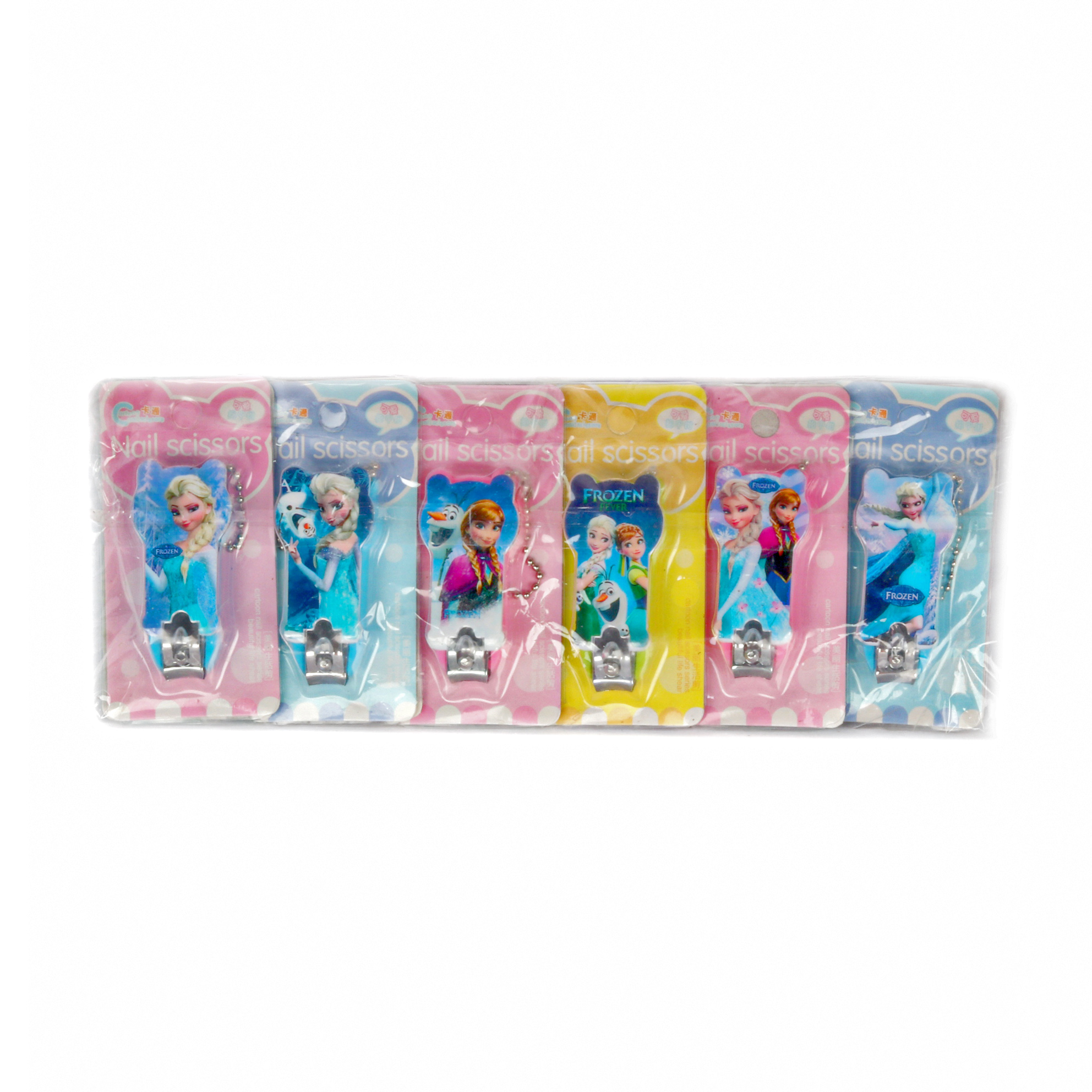 ناخن گیر کودک مدل nail scissors بسته 6 عددی
