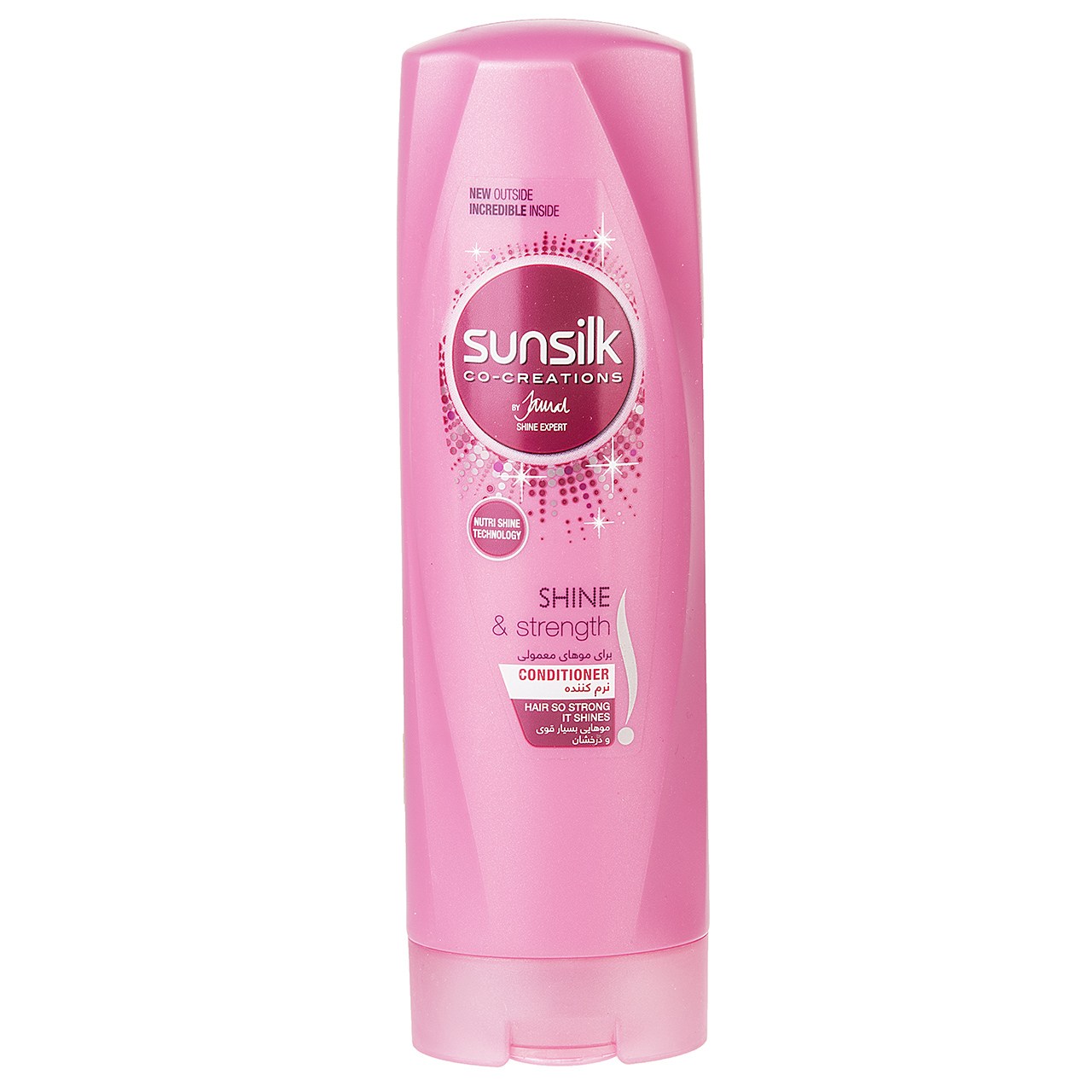 نرم کننده سان سیلک مدل glowing shine and strength حجم 350 میلی لیتر
