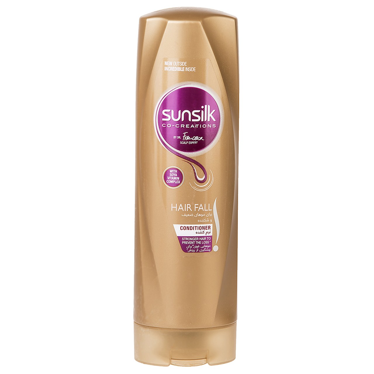 نرم کننده سان سیلک مدل hair fall solution حجم 350 میلی لیتر
