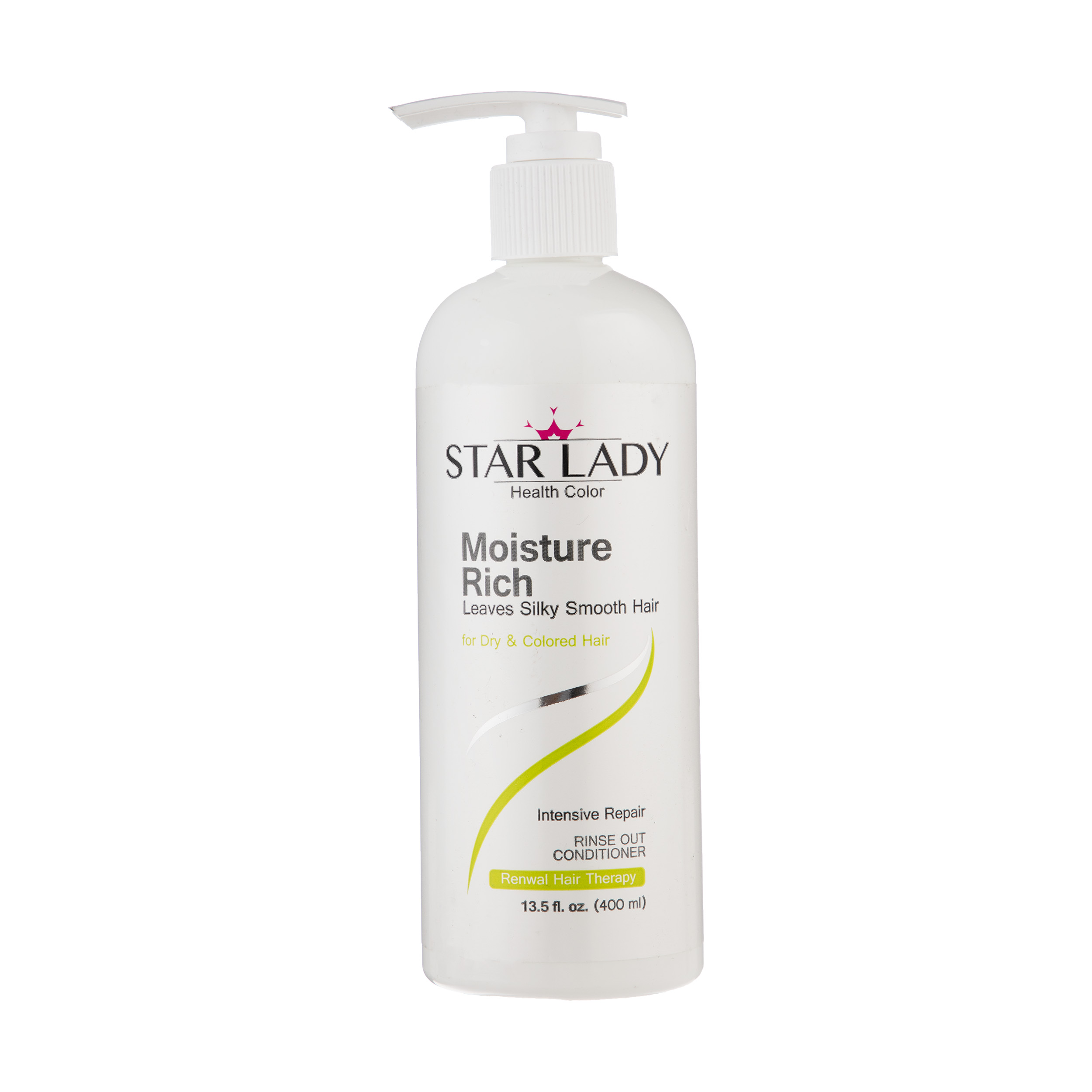 نرم کننده مو استار لیدی مدل moisture rich حجم 400 میلی لیتر