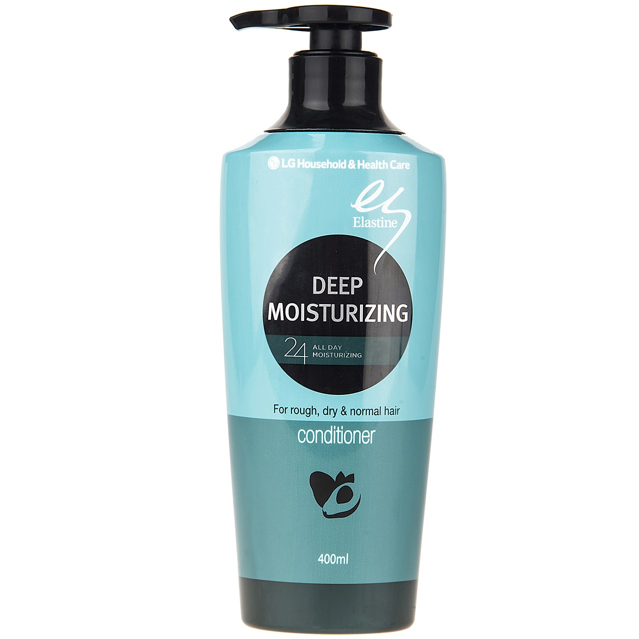 نرم کننده مو ال جی سری elastine مدل deep moiturizing حجم 400 میلی لیتر