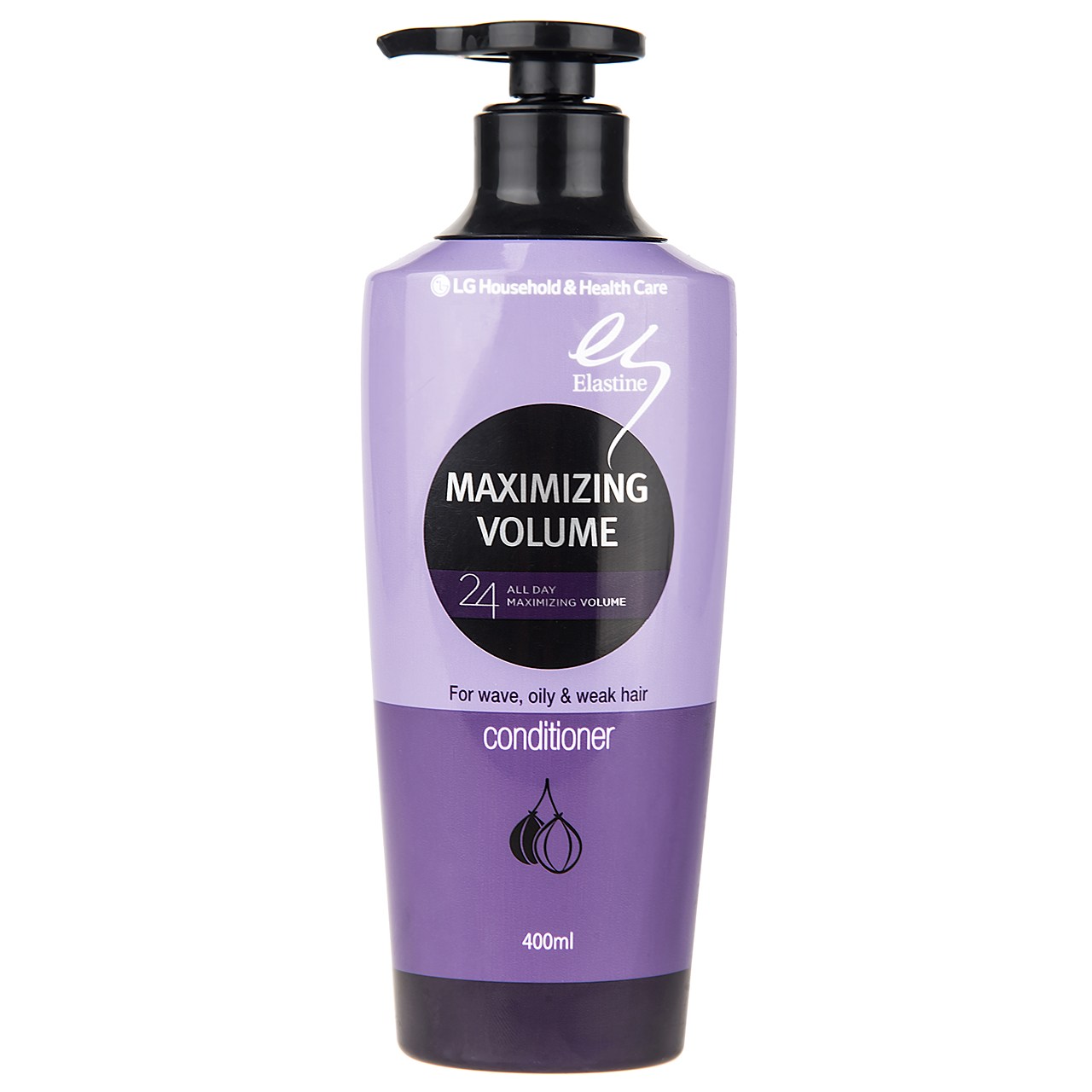 نرم کننده مو ال جی سری elastine مدل maximizing volume حجم 400 میلی لیتر