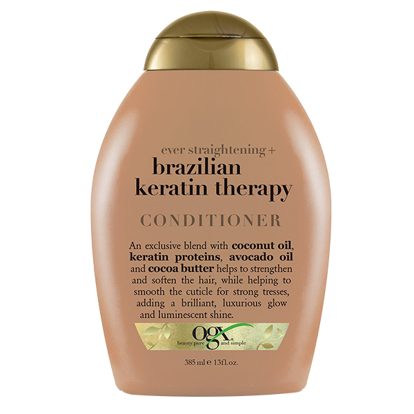 نرم کننده مو او جی ایکس مدل brazilian keratin smooth حجم 385 میلی لیتر
