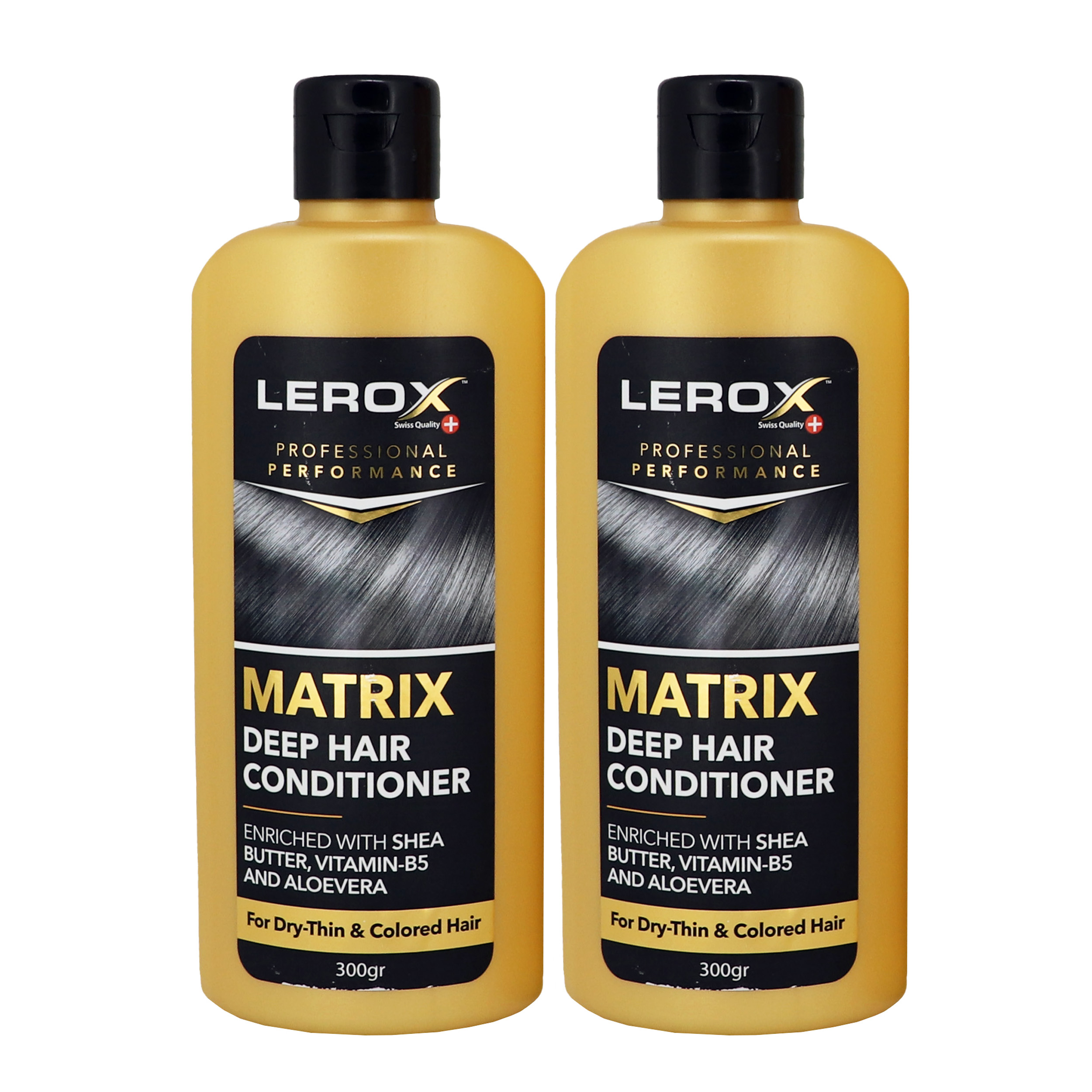 نرم کننده مو لروکس مدل matrix حجم 300 میلی لیتر مجموعه 2 عددی