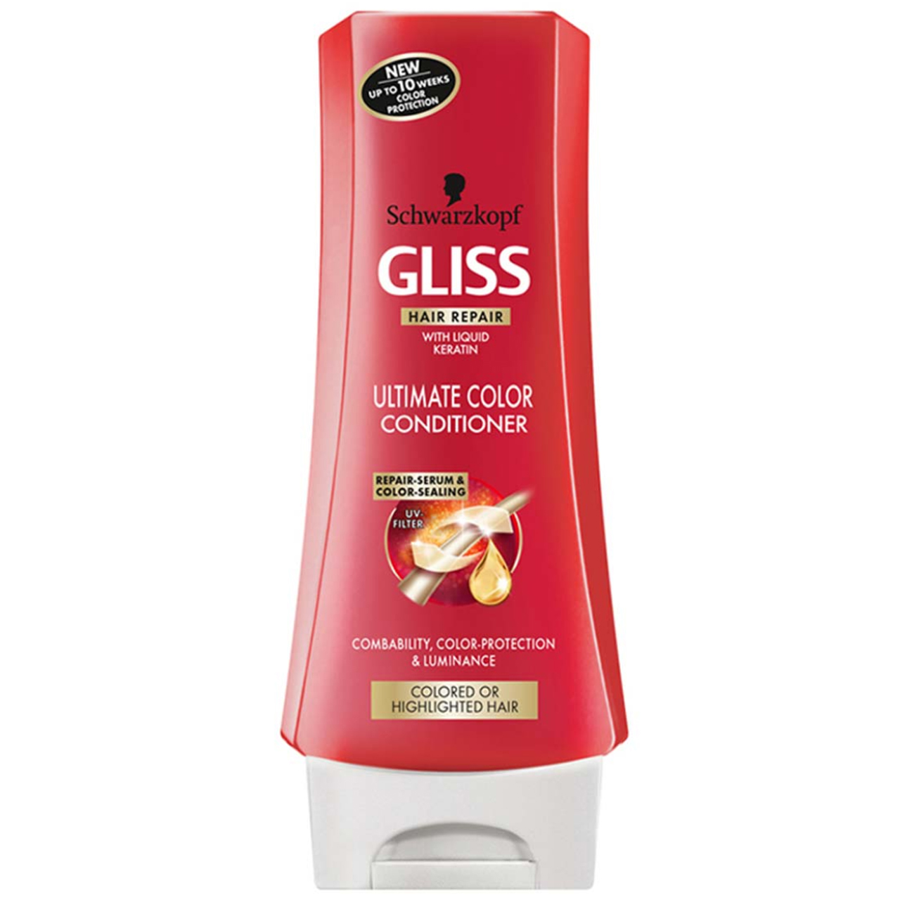 نرم کننده مو گلیس مدل ultimate color conditioner حجم 200 میلی لیتر