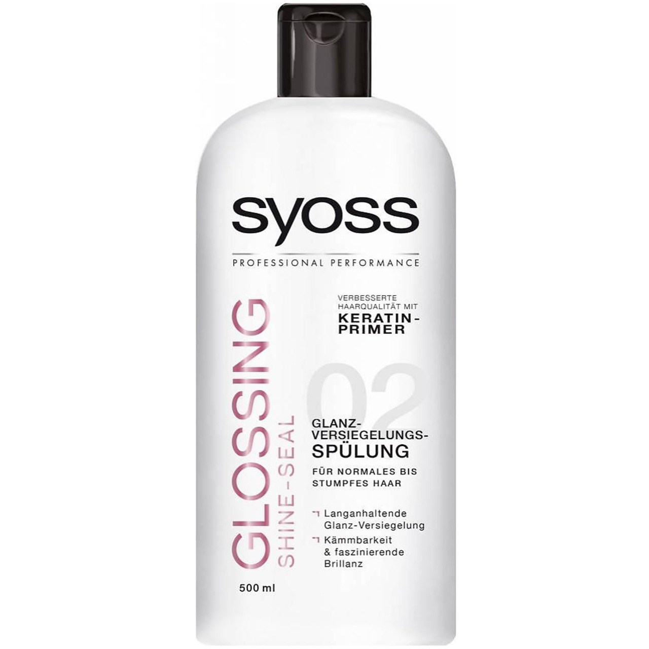 نرم کننده و براق کننده سایوس مدل glossing shine seal حجم 500 میلی لیتر