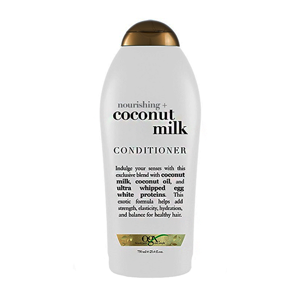 نرم‌کننده مو او جی ایکس مدل coconut milk حجم 750 میلی‌لیتر