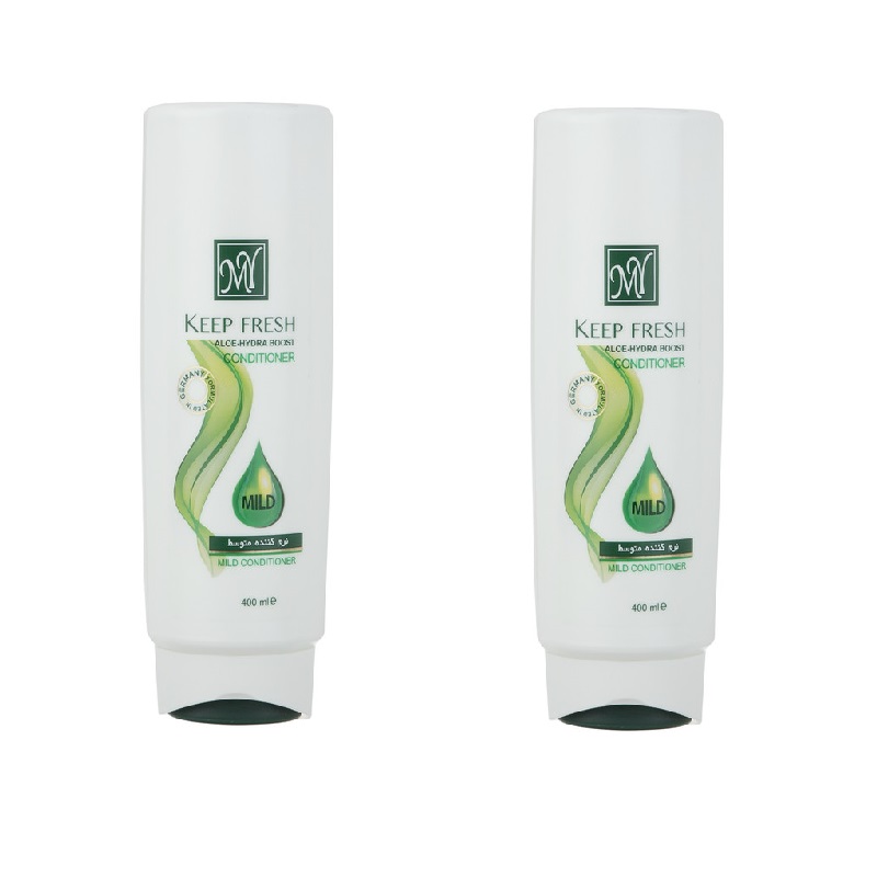 نرم‌کننده مو مای مدل keep fresh حجم 400 میلی‌لیتر بسته دو عددی