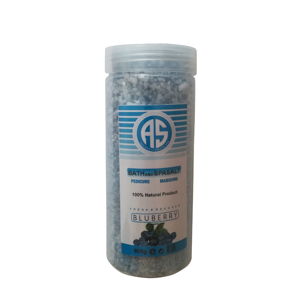نمک حمام آس مدل bluberry وزن 900 گرم