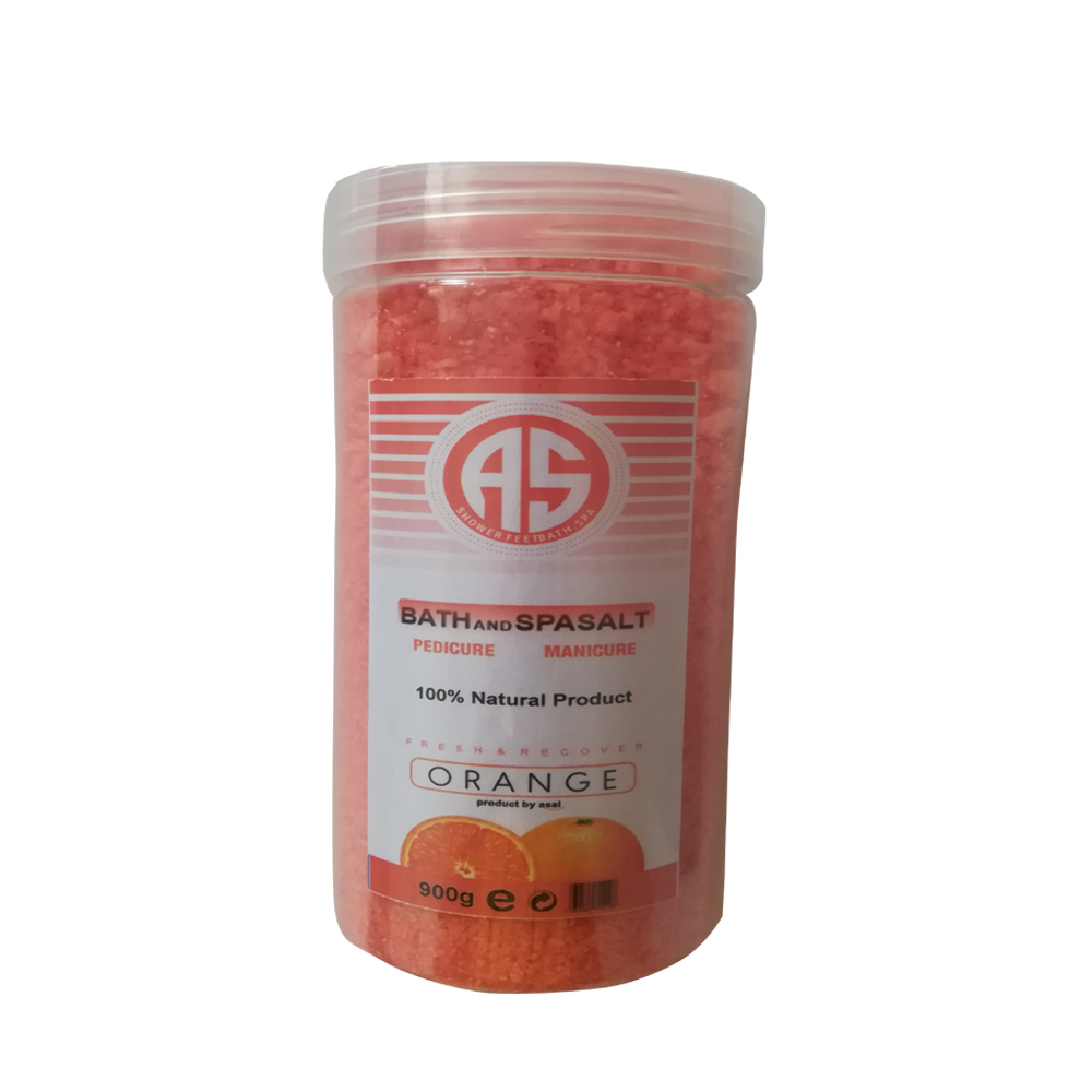 نمک حمام آس مدل orange وزن 900 گرم