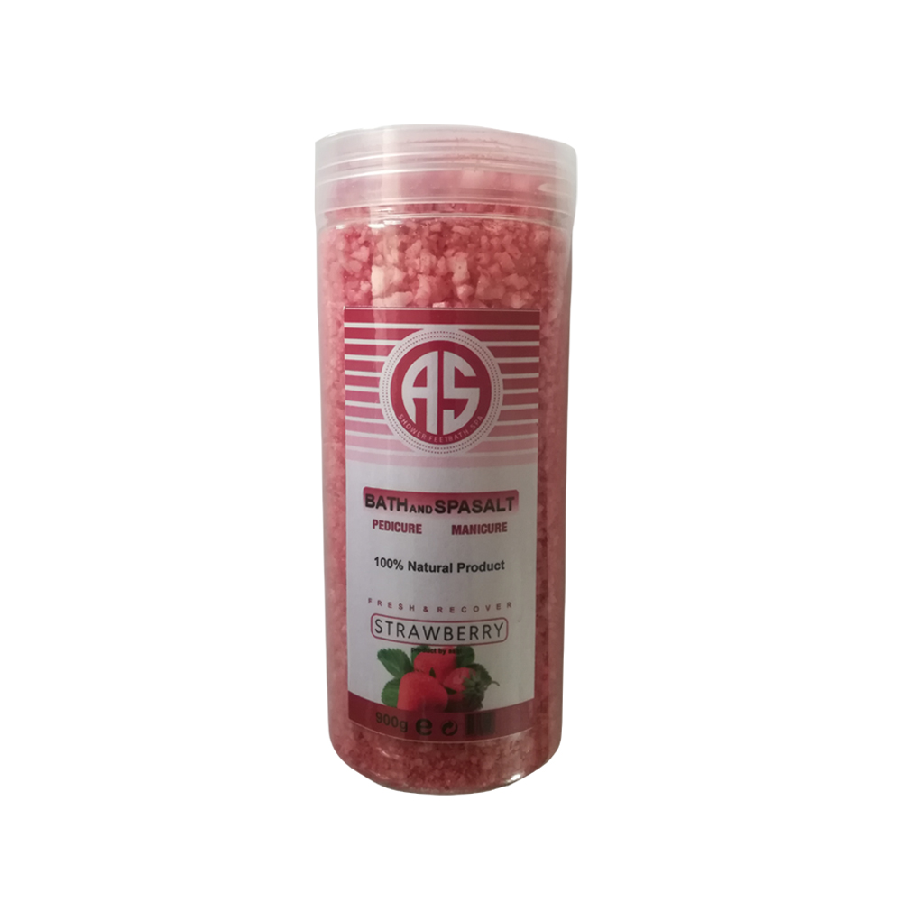 نمک حمام آس مدل strawberry وزن 900 گرم