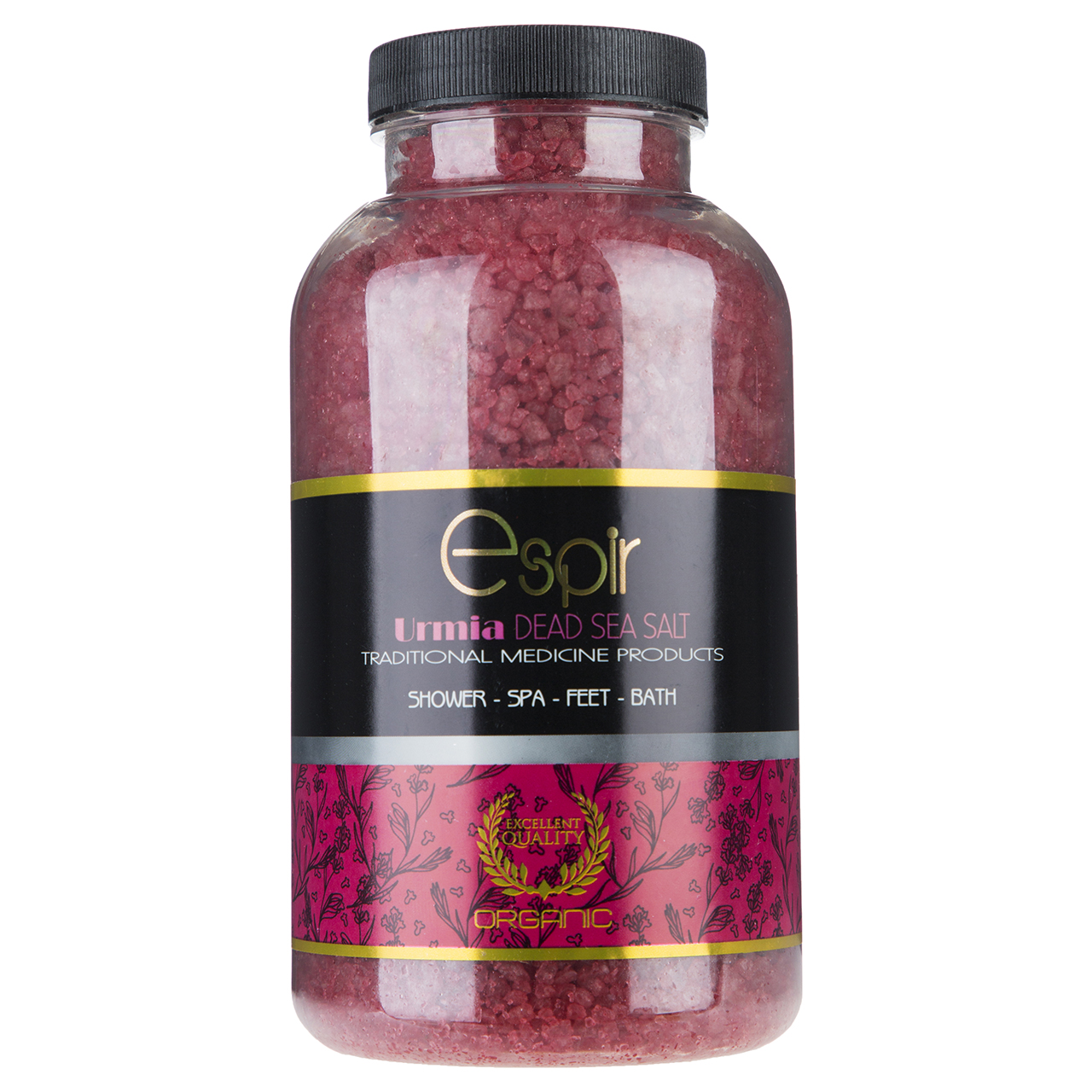 نمک حمام اسپیر دانه درشت مدل lavender salt وزن 1000 گرم