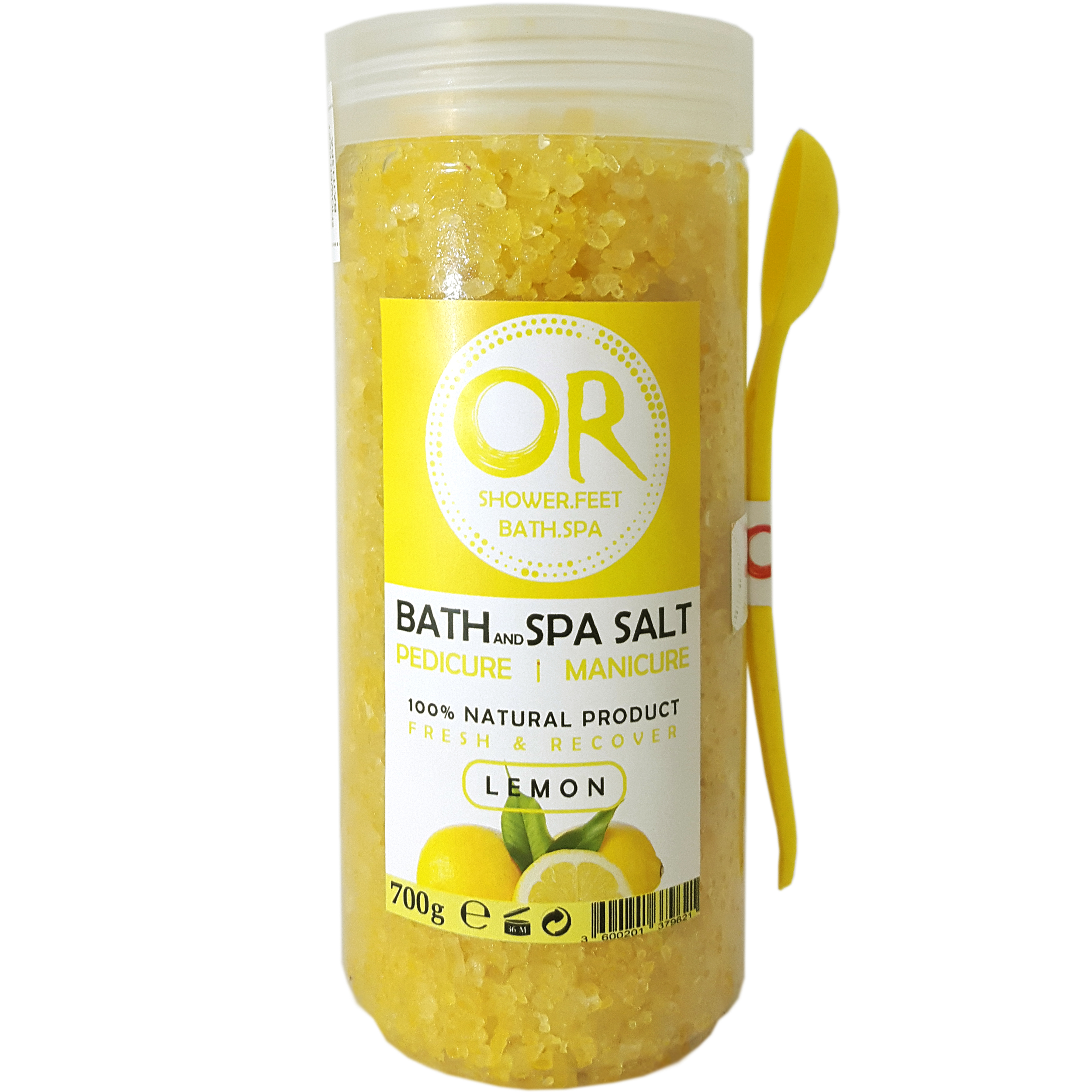 نمک حمام اور مدل lemon وزن 800 گرم