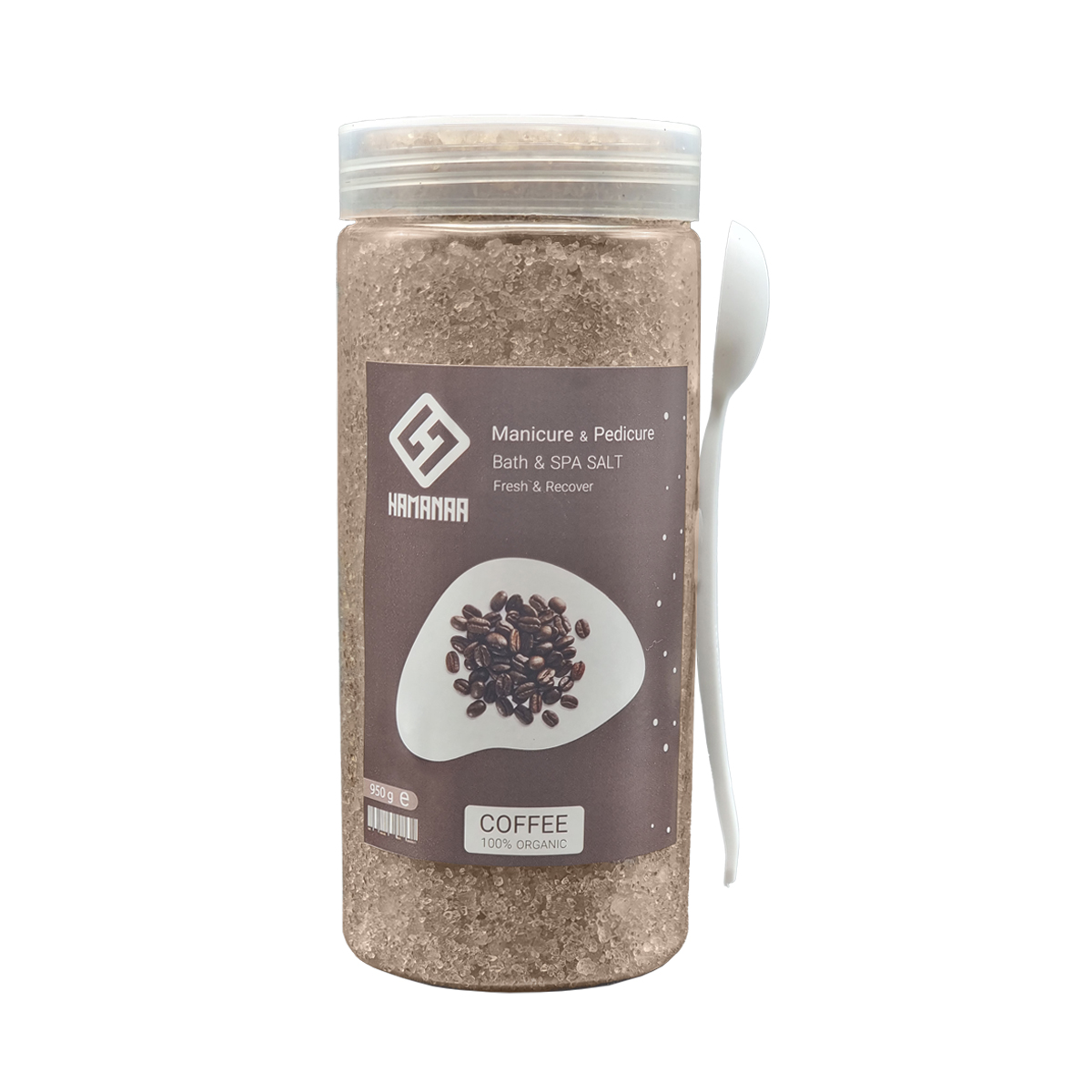 نمک حمام هامانا مدل coffee وزن 950 گرم