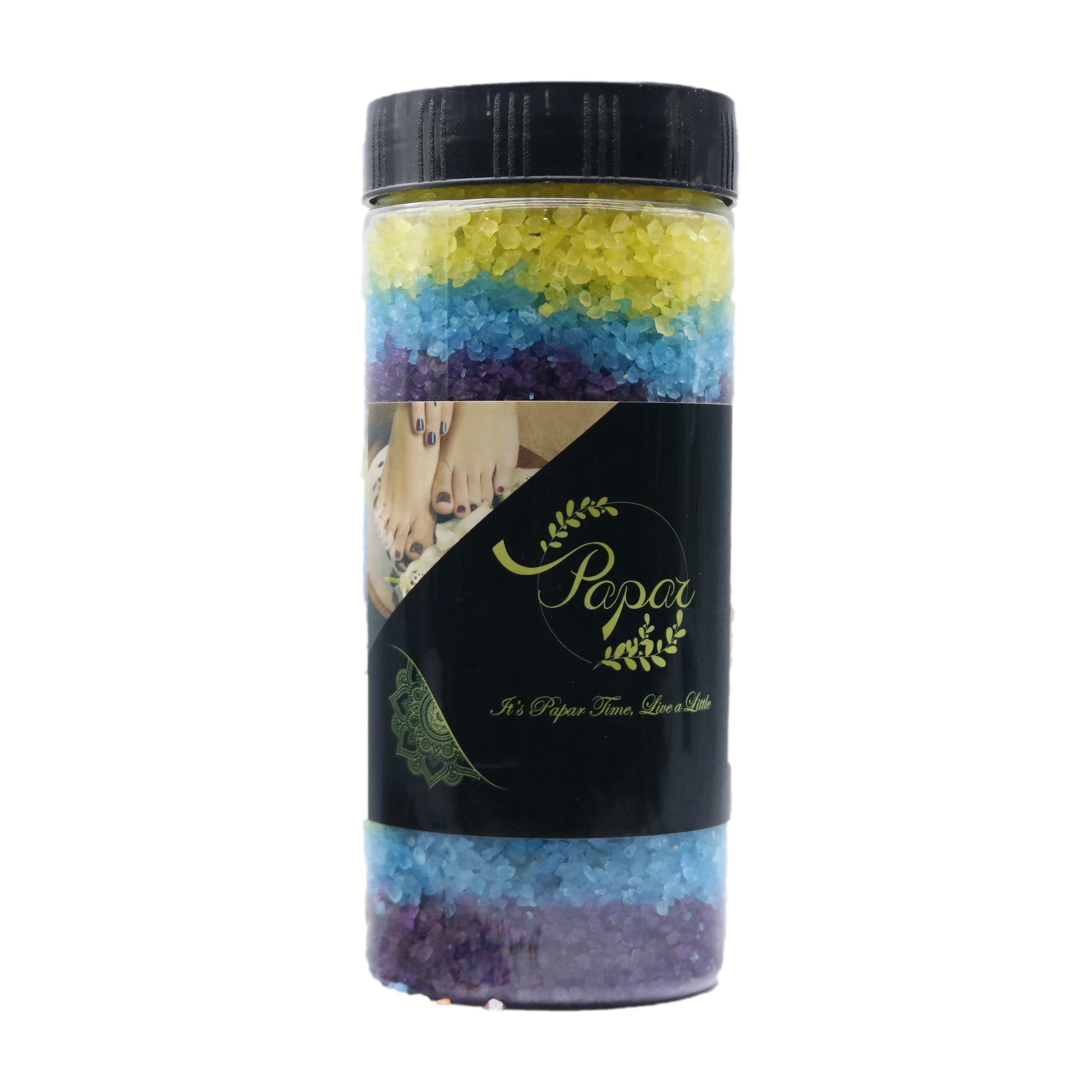 نمک حمام پپر مدل blue lavender وزن 900 گرم