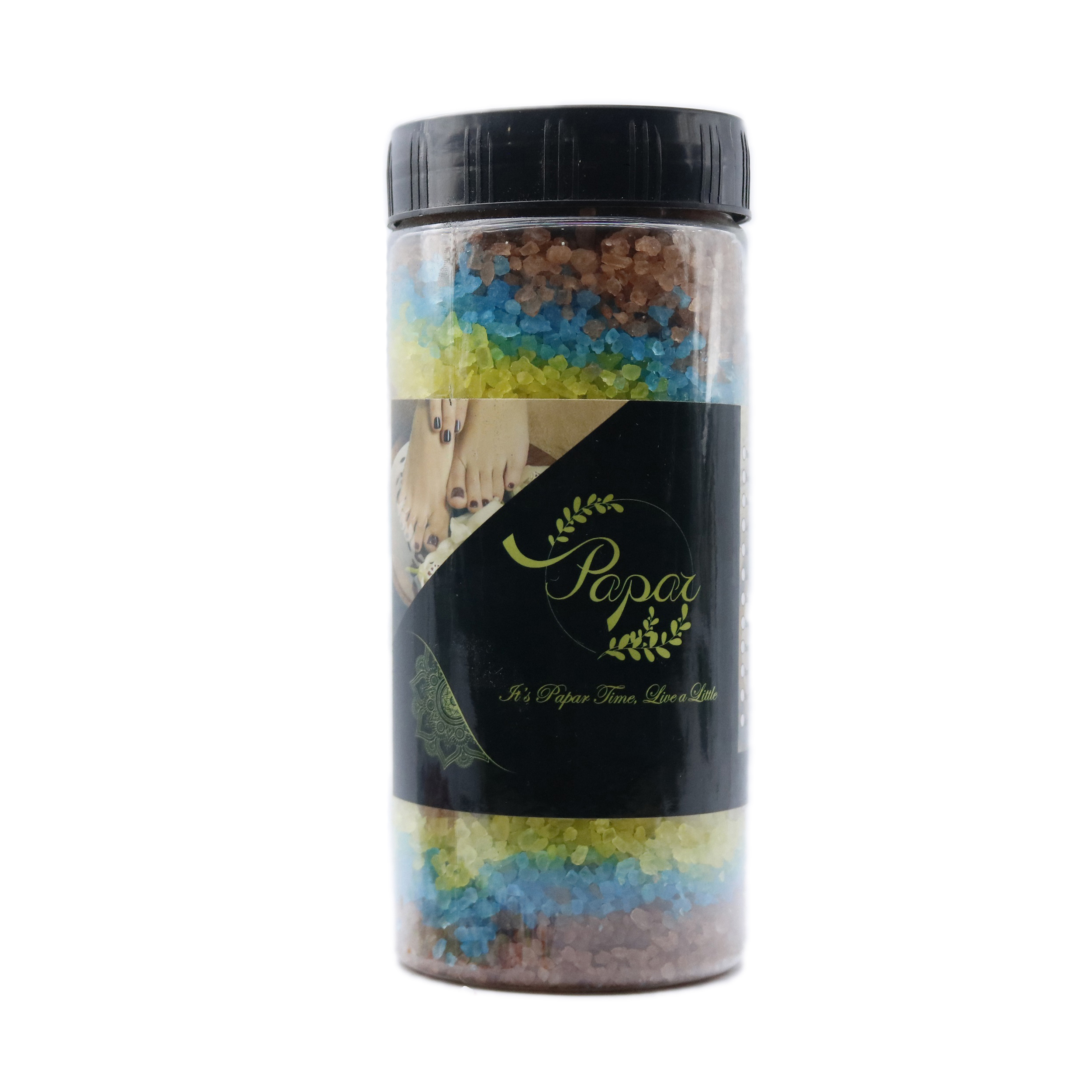 نمک حمام پپر مدل blue lemon وزن 900 گرم