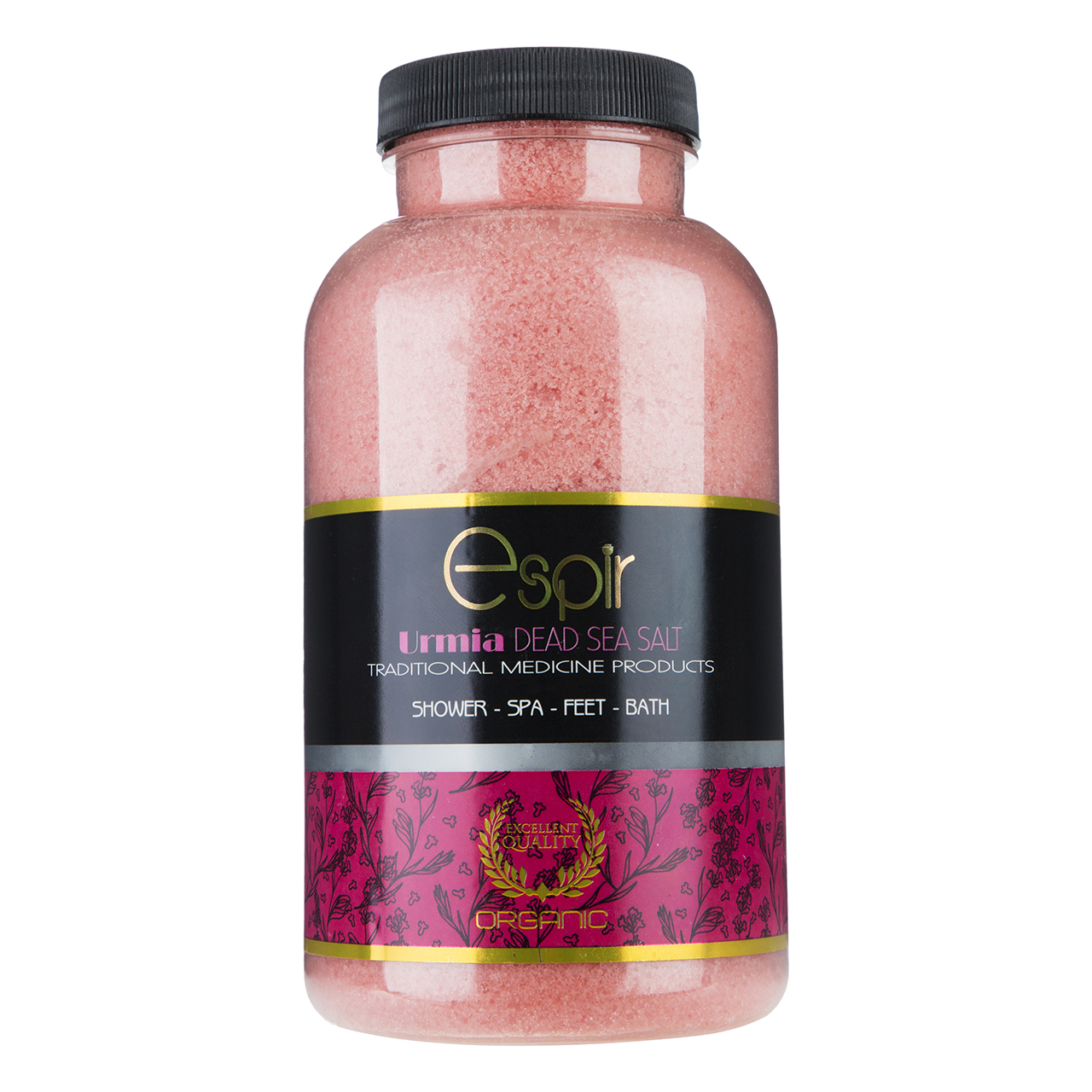 نمک زیبایی اسپیر دانه ریز مدل lavender salt وزن 1000 گرم