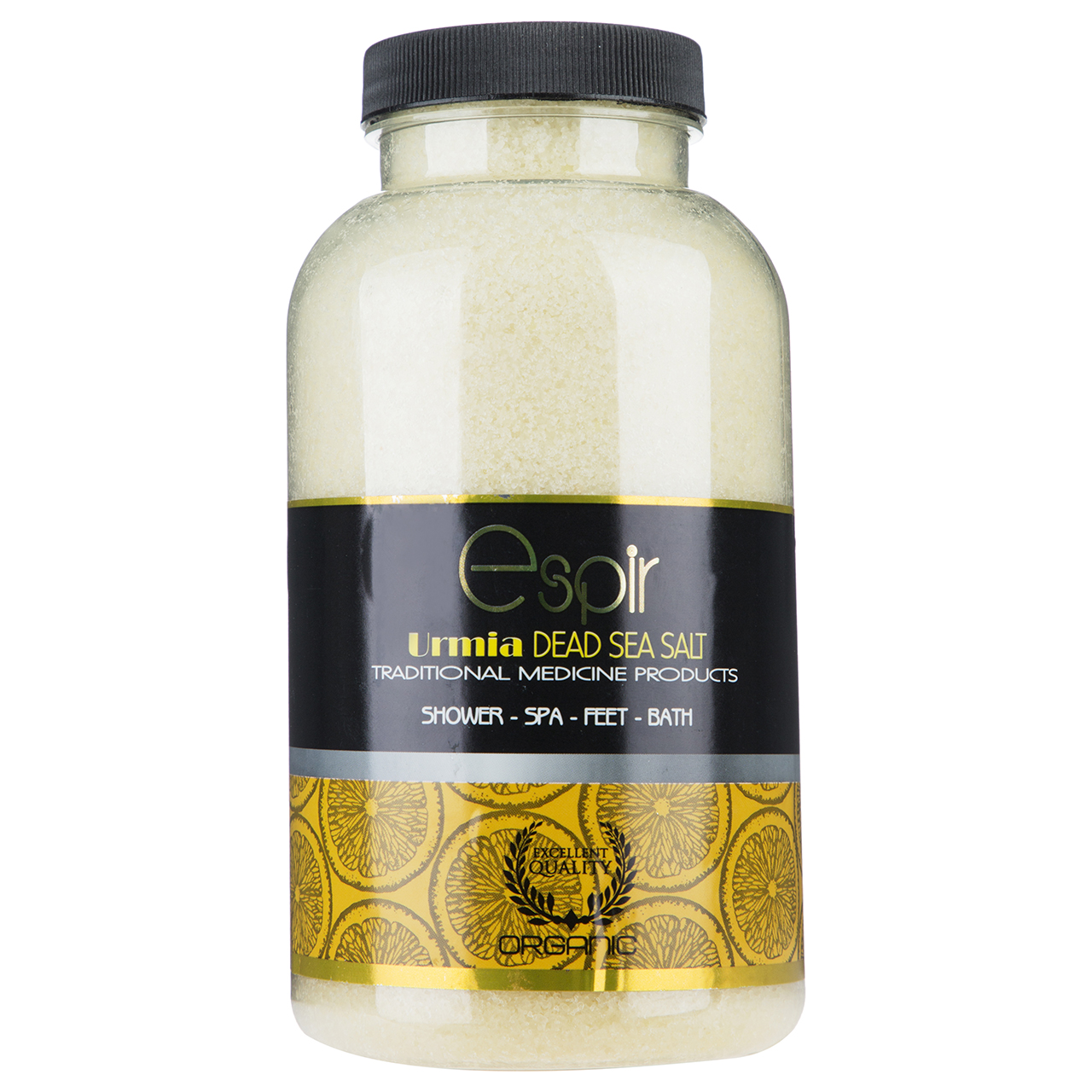 نمک زیبایی اسپیر دانه ریز مدل lemon salt وزن 1000 گرم
