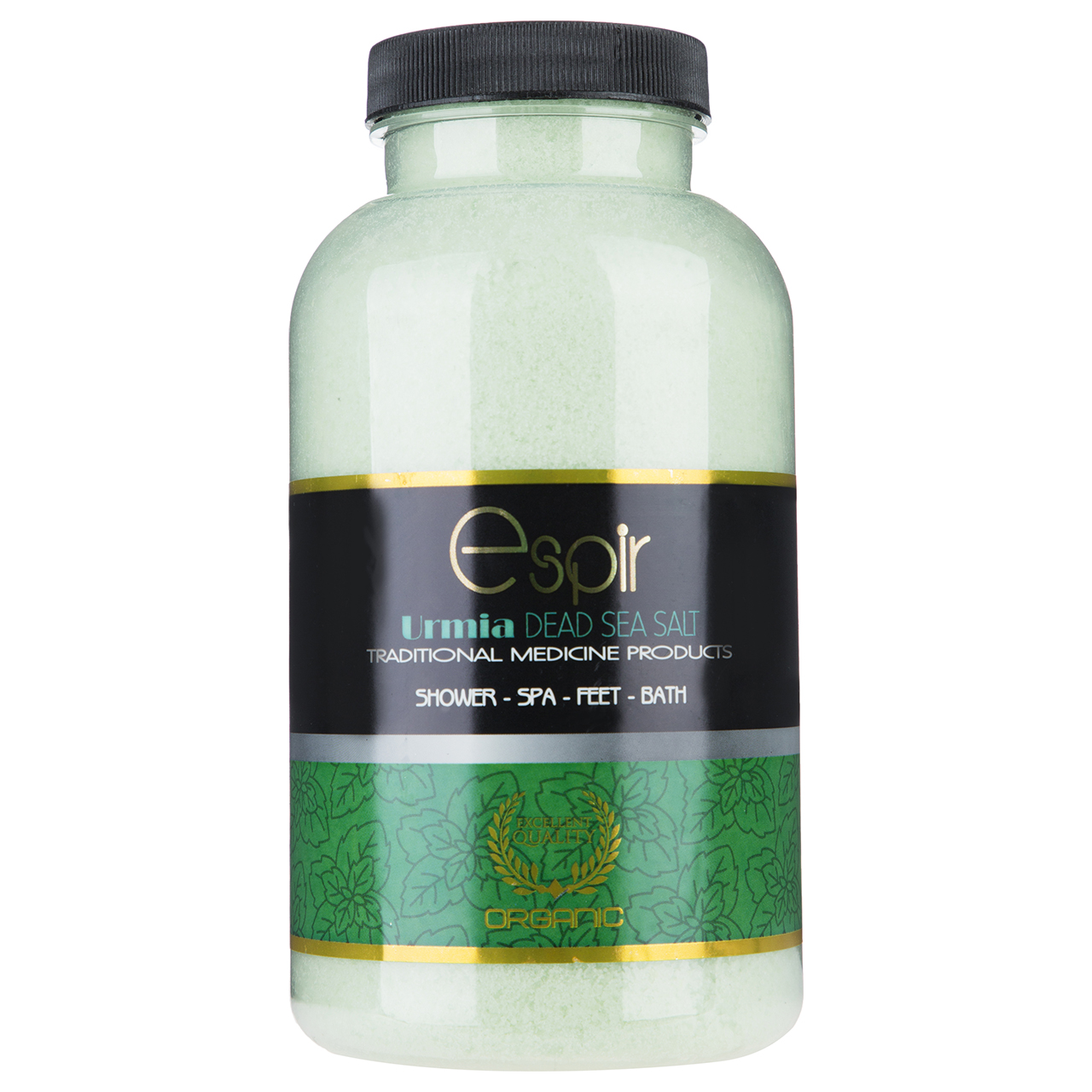 نمک زیبایی اسپیر دانه ریز مدل mint salt وزن 1000 گرم