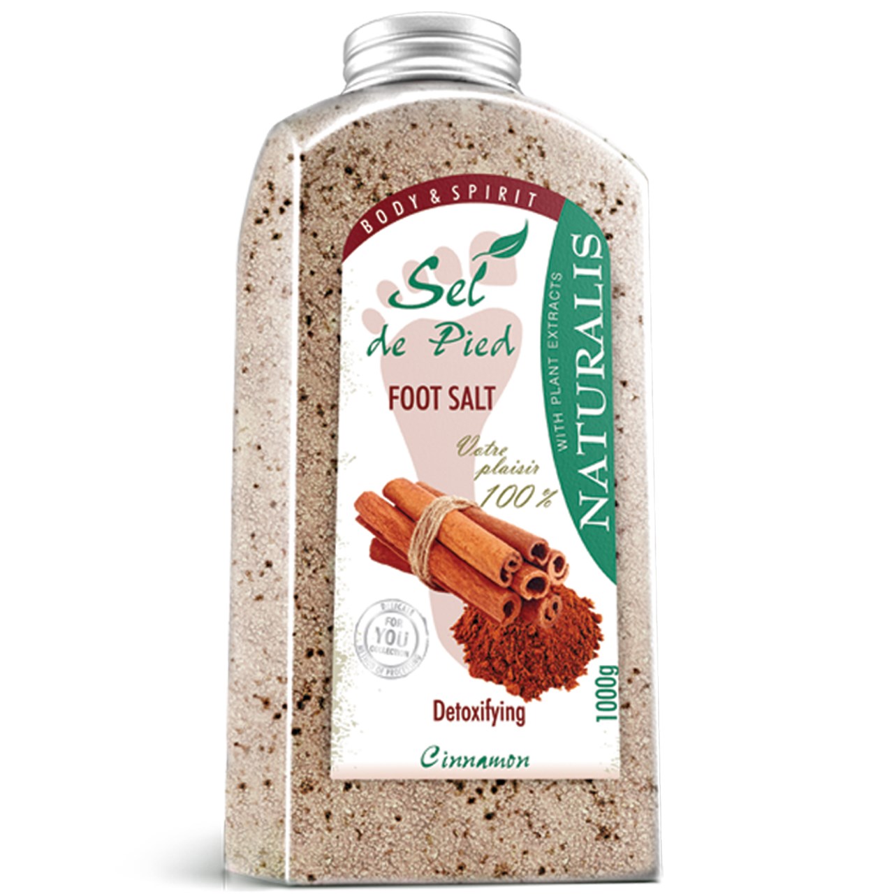 نمک پا نچرالیس مدل cinnamon وزن 1000گرم