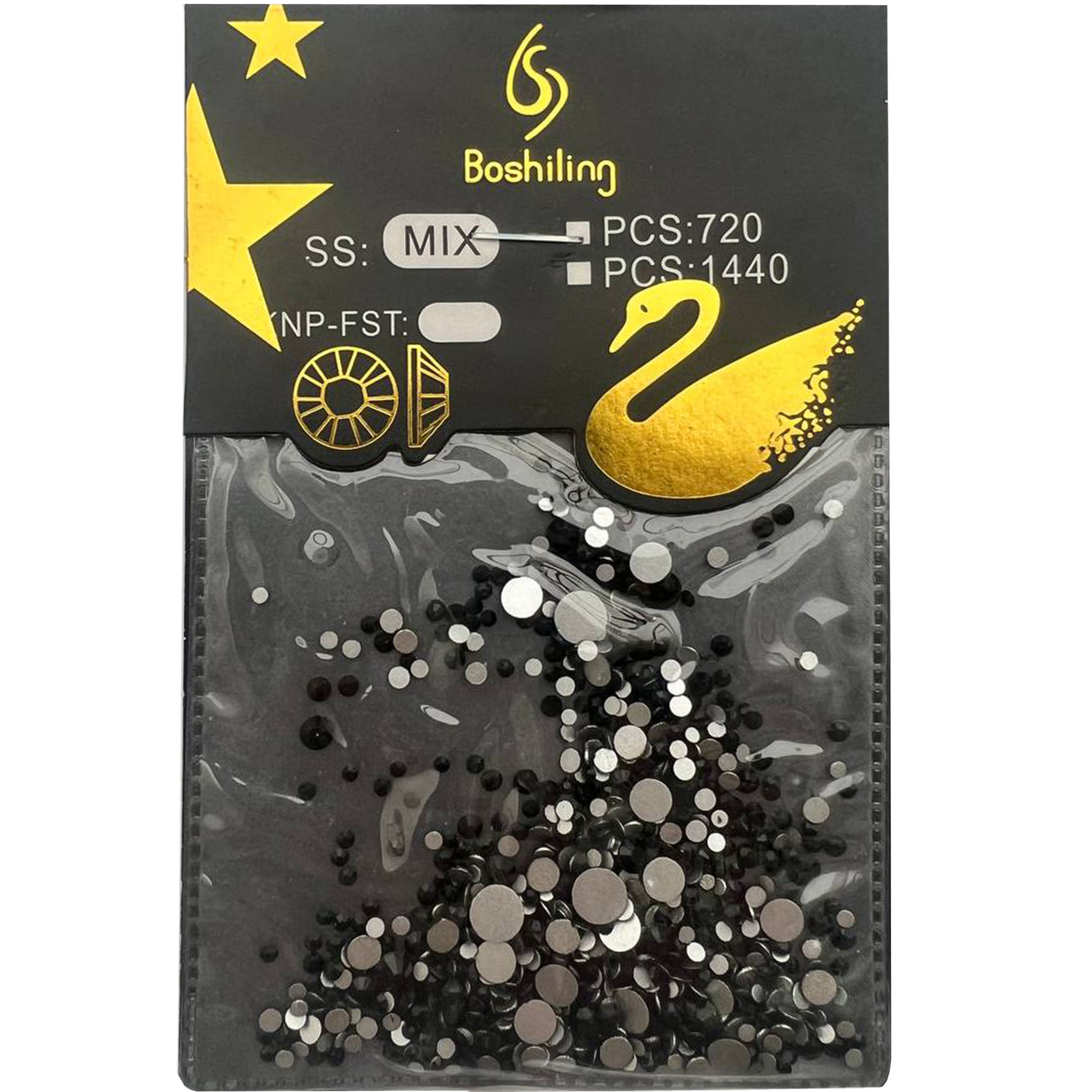 نگین ناخن بوشلینگ مدل mix m