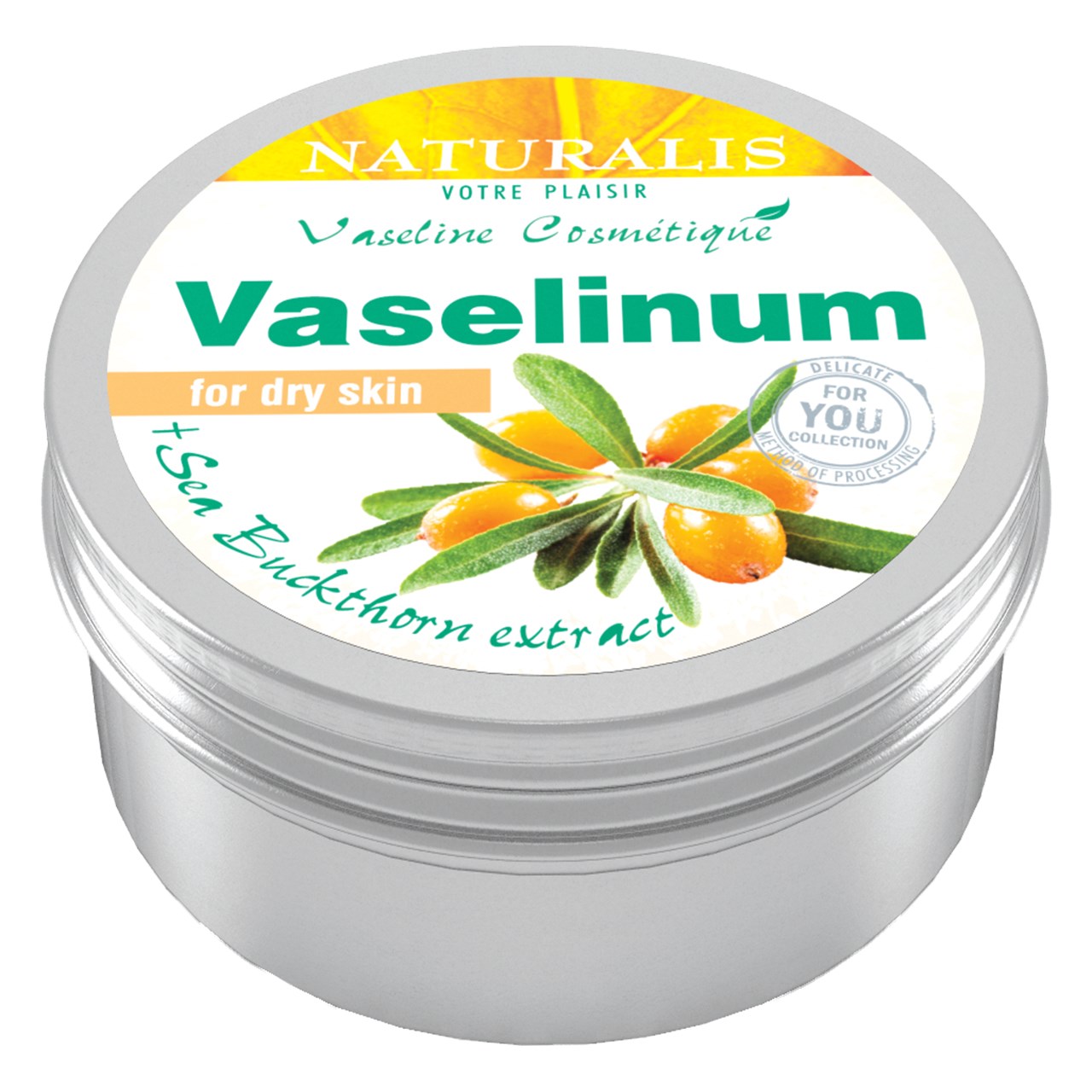 وازلین آرایشی نچرالیس مدل sea buckthorn حجم 100 گرم