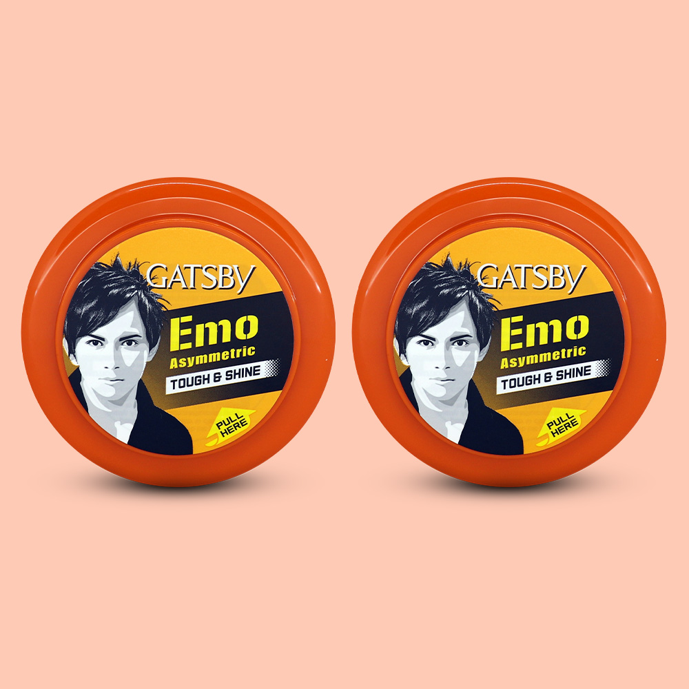 واکس مو گتسبی مدل emo حجم 75 میلی لیتر مجموعه 2 عددی