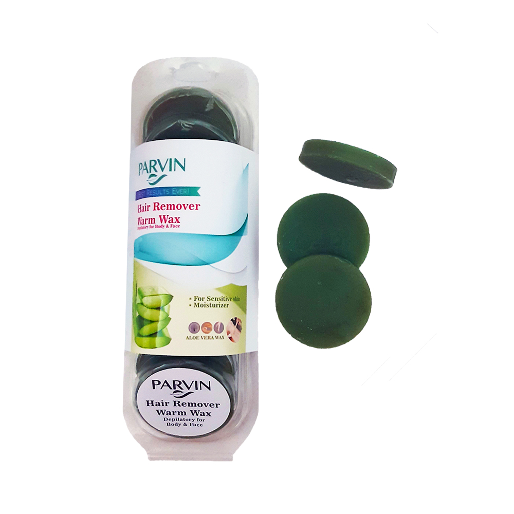وکس موبر پروین مدل aloe vera وزن 20 گرم بسته 10 عددی