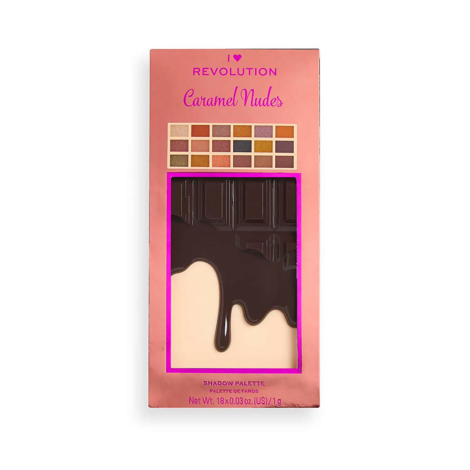 پالت سایه چشم روولوشن مدل caramel nudes
