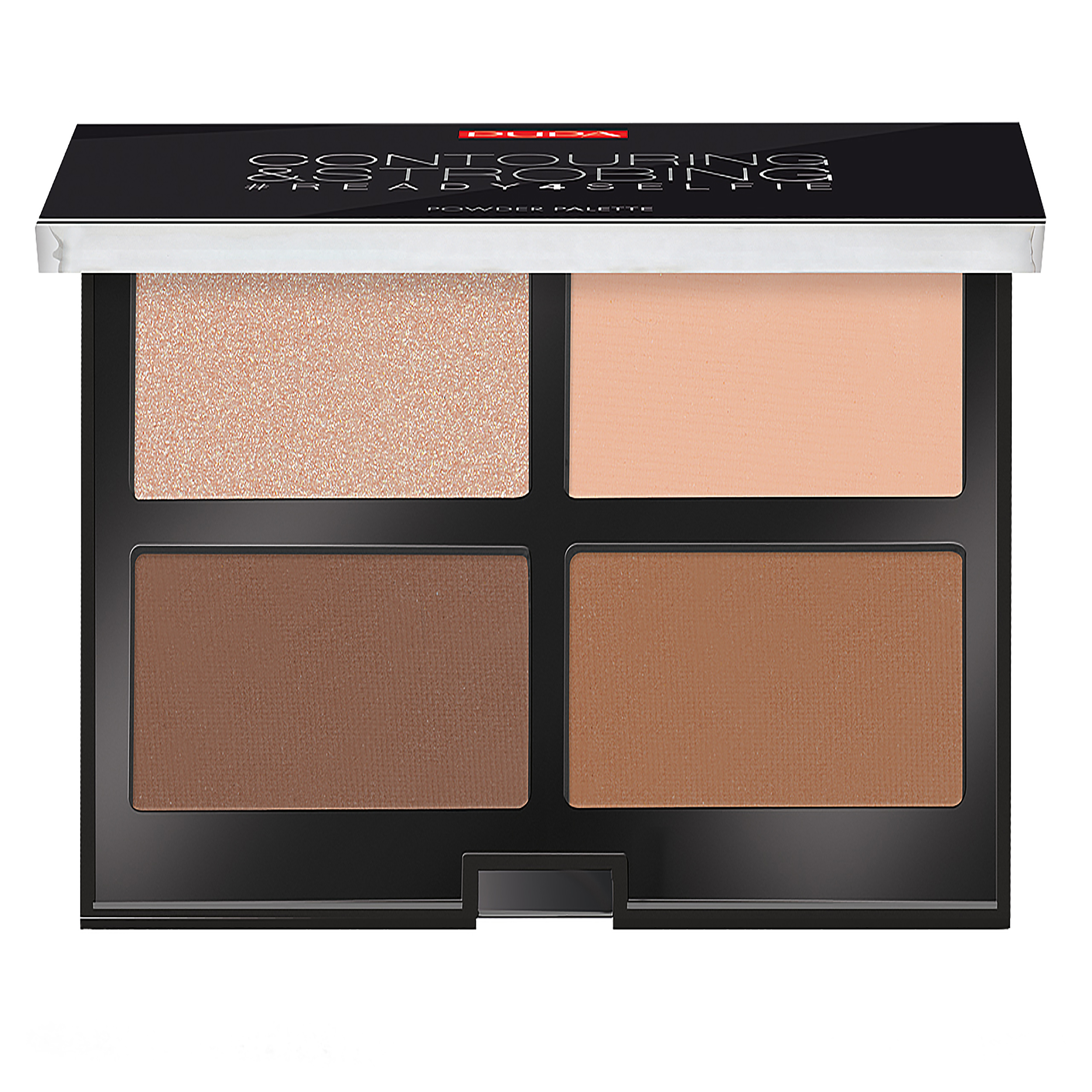 پالت کانتورینگ پوپا سری strobing palette مدل dark skin شماره 03