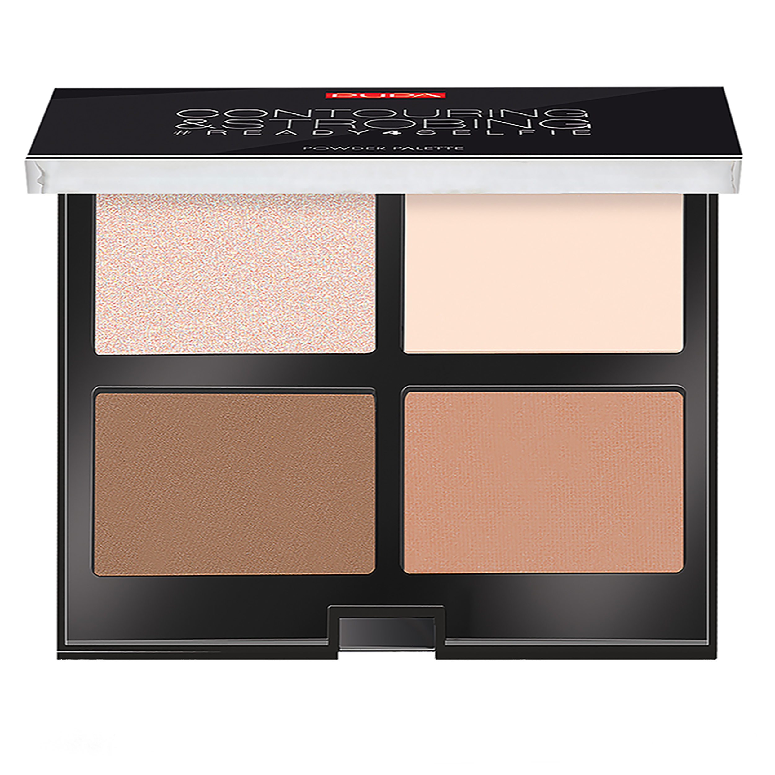 پالت کانتورینگ پوپا سری strobing palette مدل light skin شماره 01