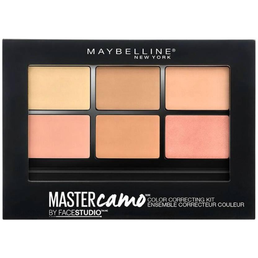 پالت کانسیلر و هایلایتر میبلین مدل master camo شماره 02